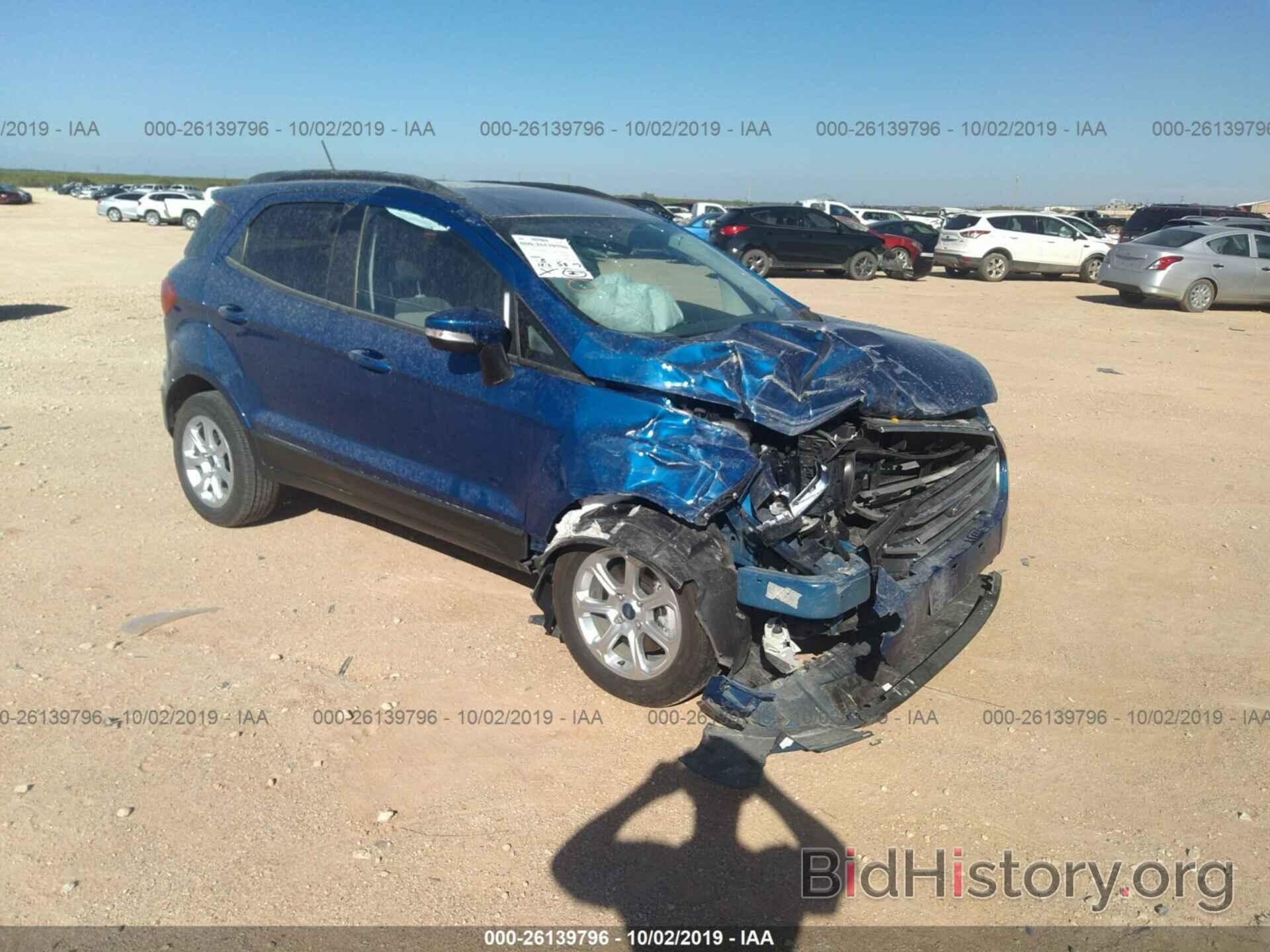 Photo MAJ3S2GE8KC262327 - FORD ECOSPORT 2019