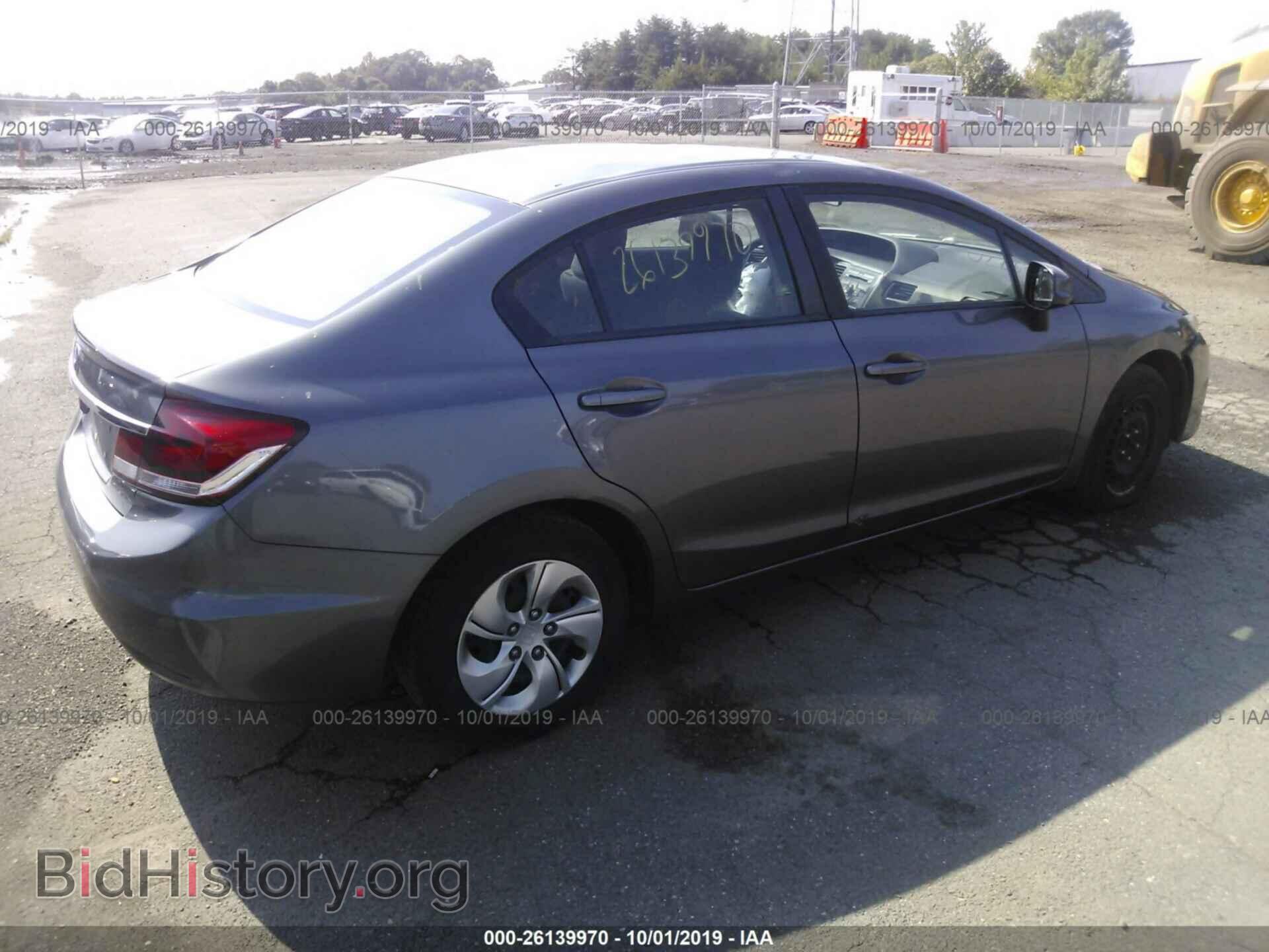 2013 HONDA CIVIC - VIN: 19XFB2F55DE285990 - Фото 4