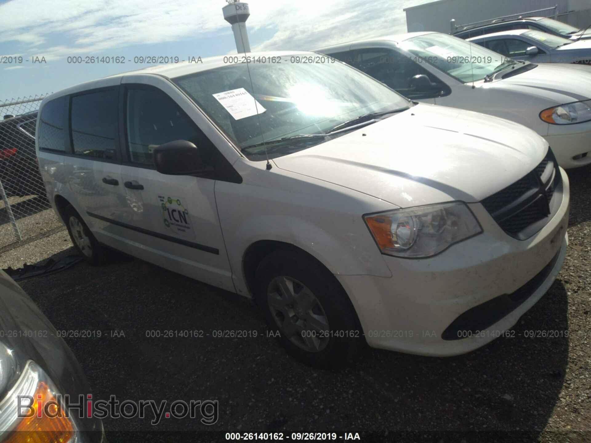 Photo 2C4JDGAG4CR281162 - DODGE RAM VAN 2012