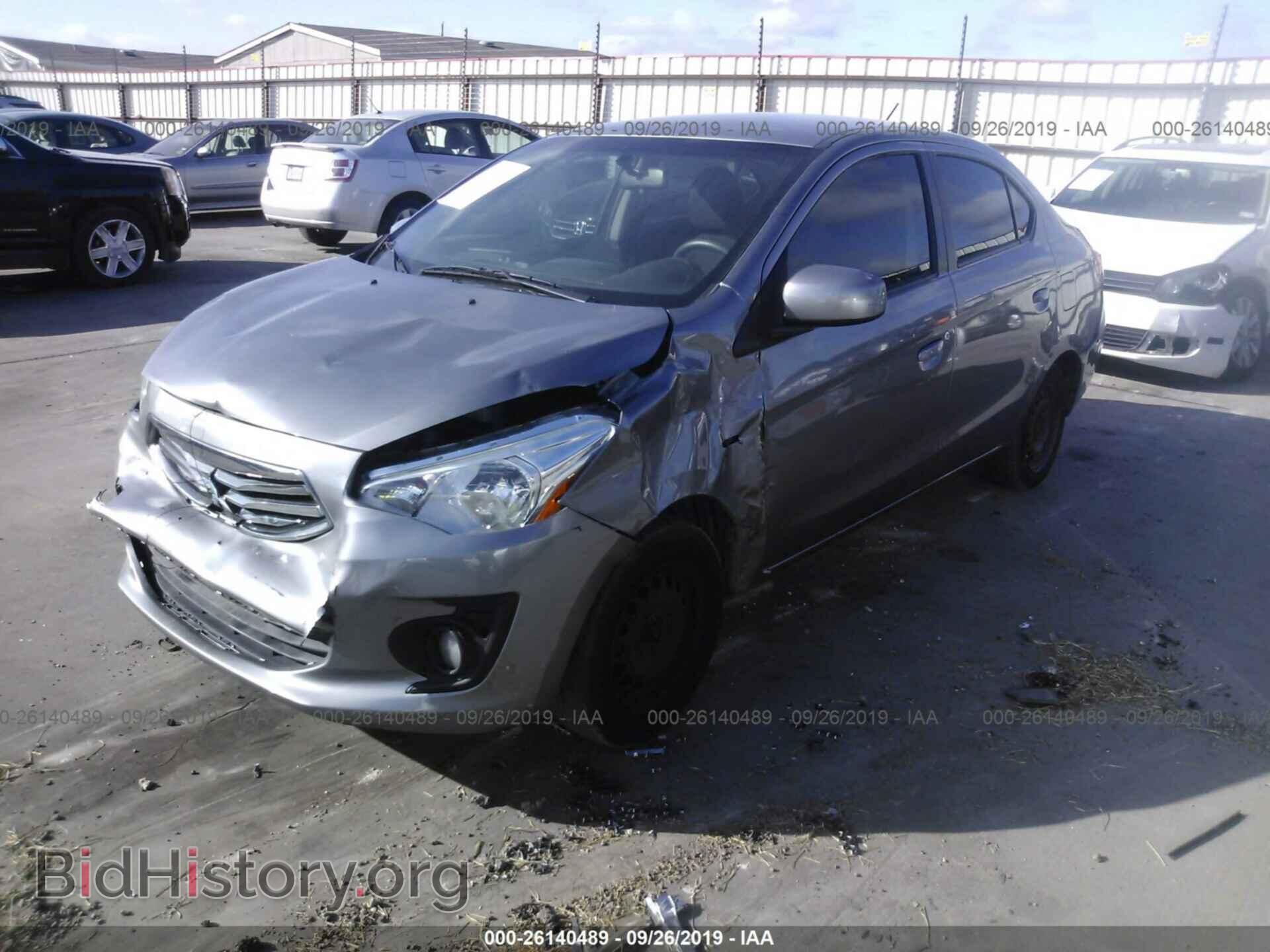 2017 MITSUBISHI MIRAGE - VIN: ML32F3FJ6HHF12700 - Фото 2