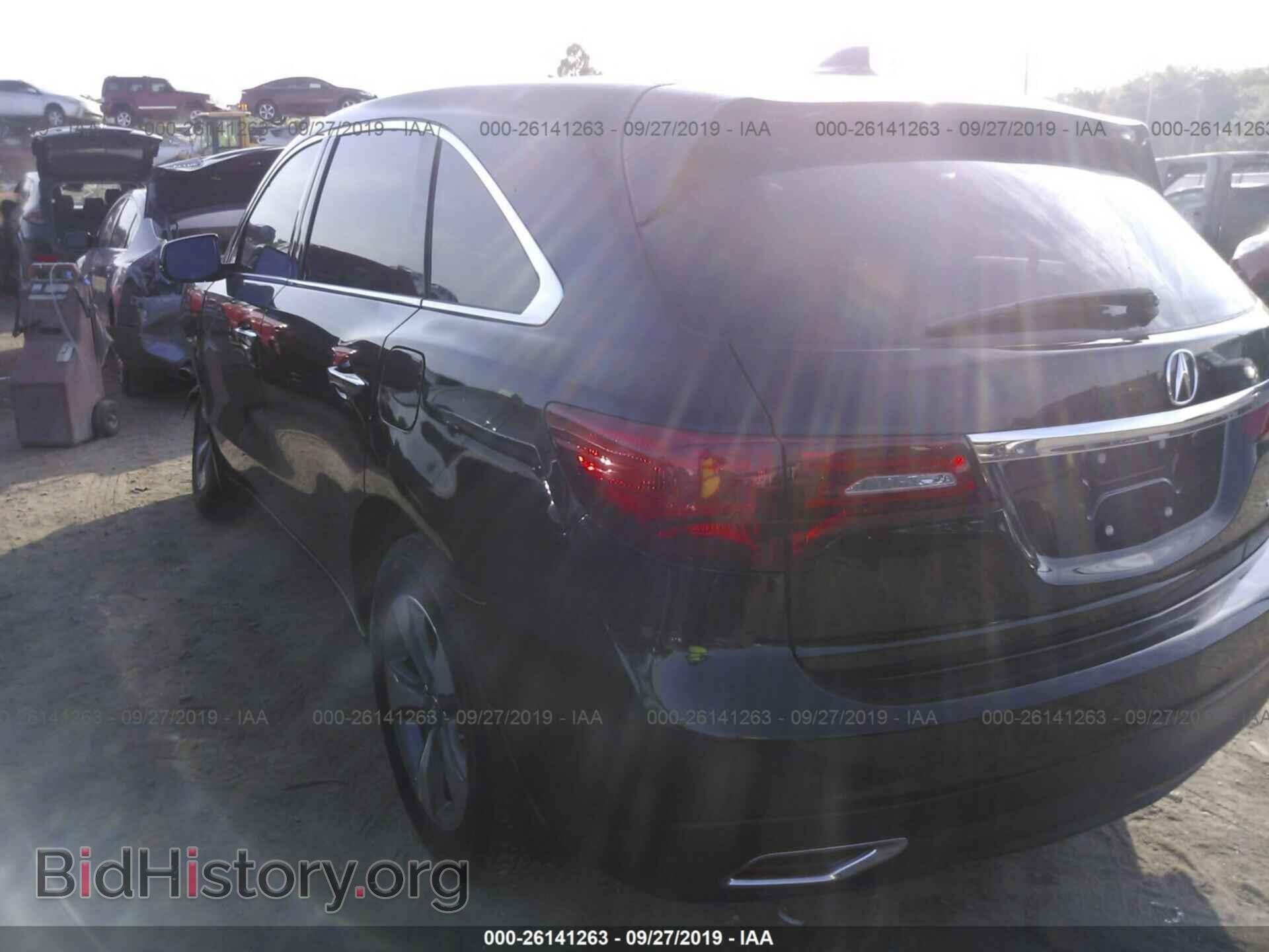 2014 ACURA MDX - VIN: 5FRYD4H28EB033629 - Фото 3