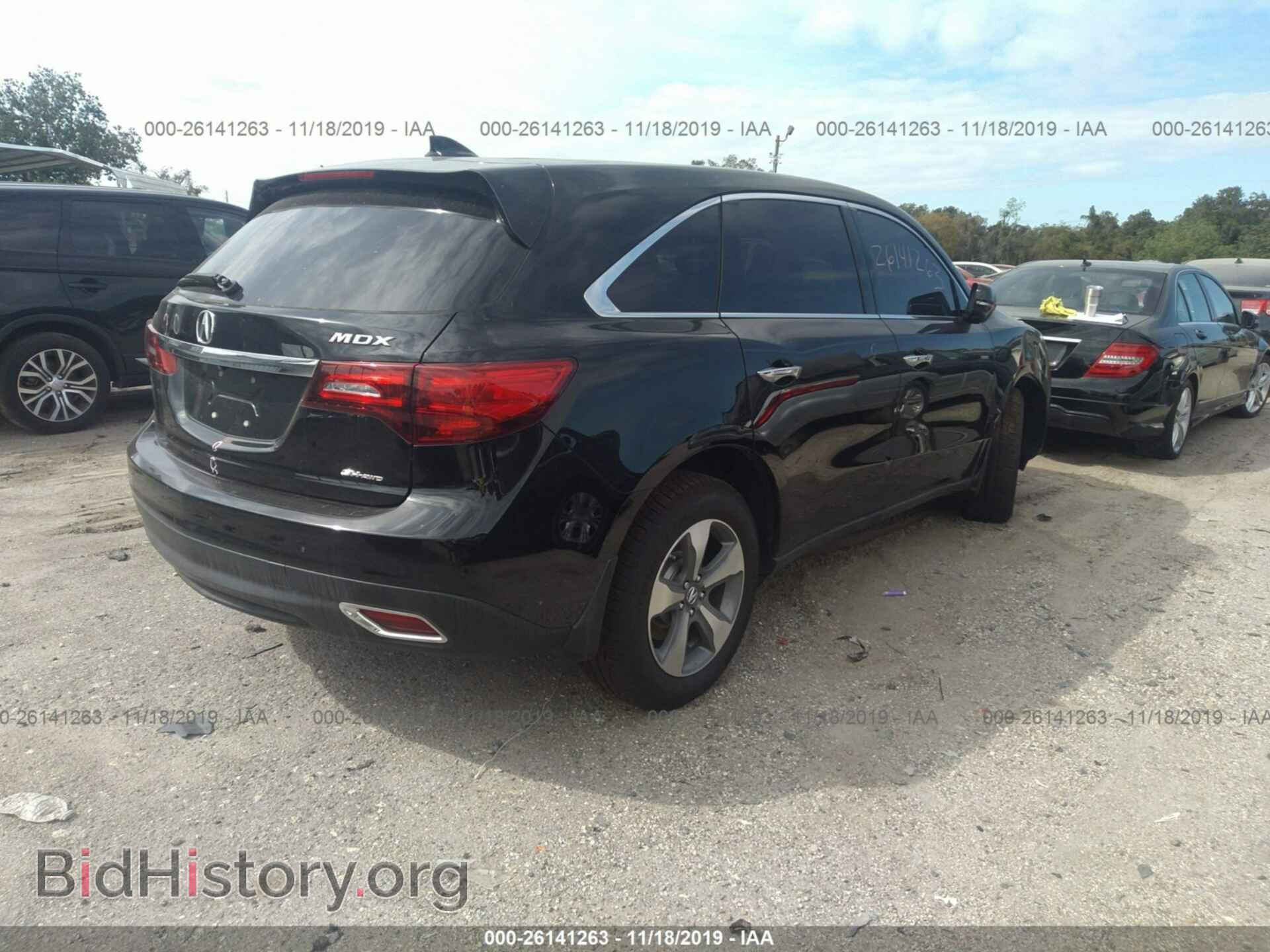 2014 ACURA MDX - VIN: 5FRYD4H28EB033629 - Фото 4