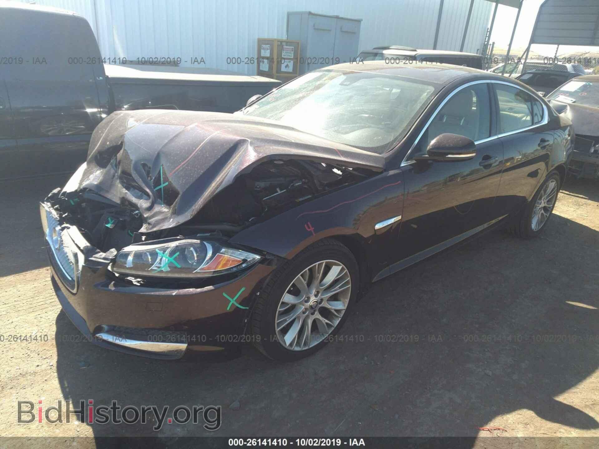 2013 JAGUAR XF - VIN: SAJWA0E77D8S67190 - Фото 2