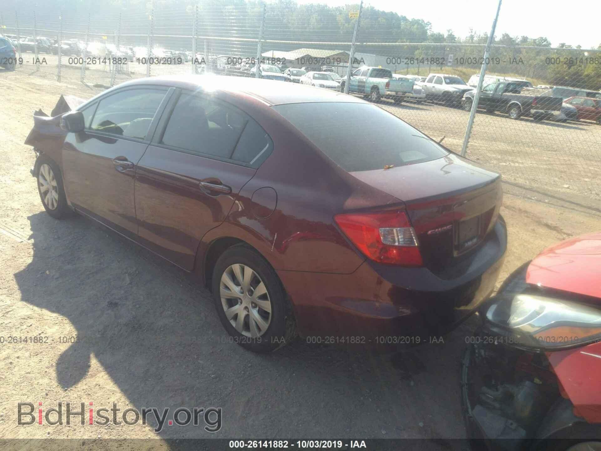 2012 HONDA CIVIC - VIN: 19XFB2F59CE094281 - Фото 3