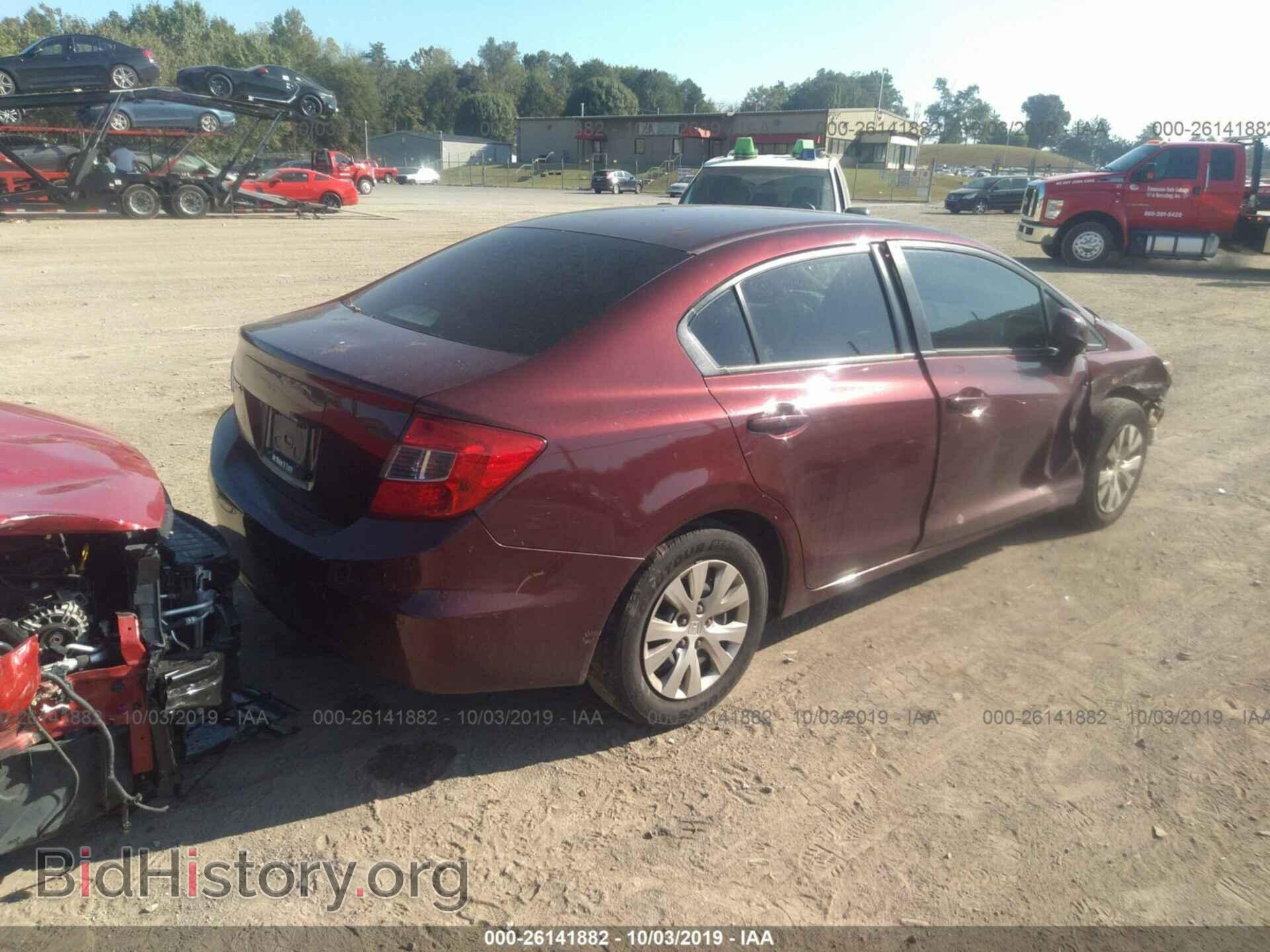 2012 HONDA CIVIC - VIN: 19XFB2F59CE094281 - Фото 4