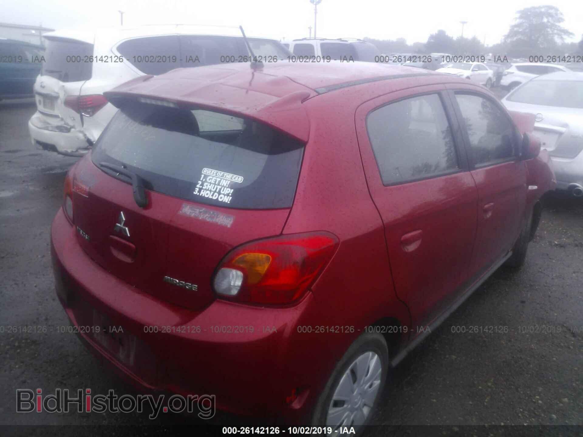 2015 MITSUBISHI MIRAGE - VIN: ML32A3HJ4FH056301 - Фото 4