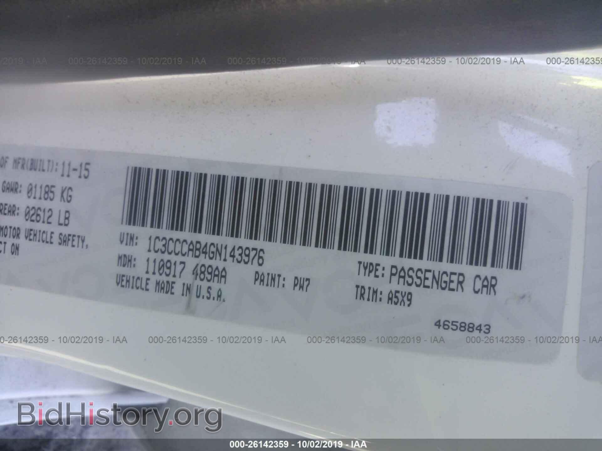 2016 CHRYSLER 200 - VIN: 1C3CCCAB4GN143976 - Photo 9