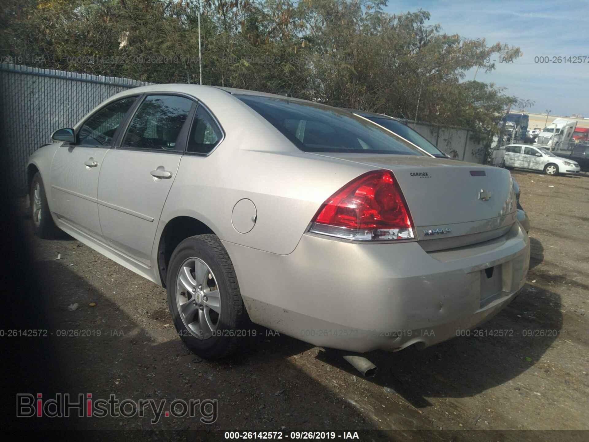 2012 CHEVROLET IMPALA - VIN: 2G1WF5E38C1326025 - Фото 3