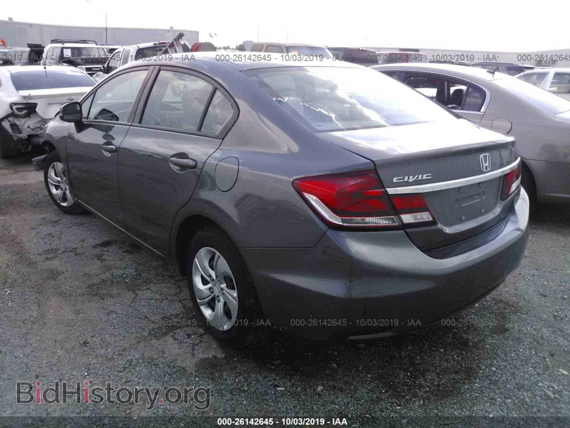 2013 HONDA CIVIC - VIN: 2HGFB2F50DH599391 - Фото 3