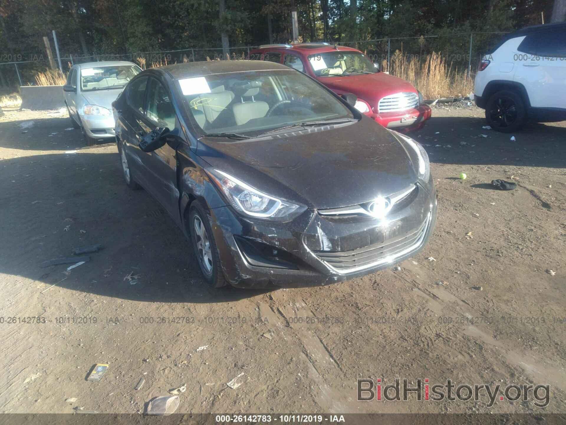 Photo 5NPDH4AE4EH537606 - HYUNDAI ELANTRA 2014