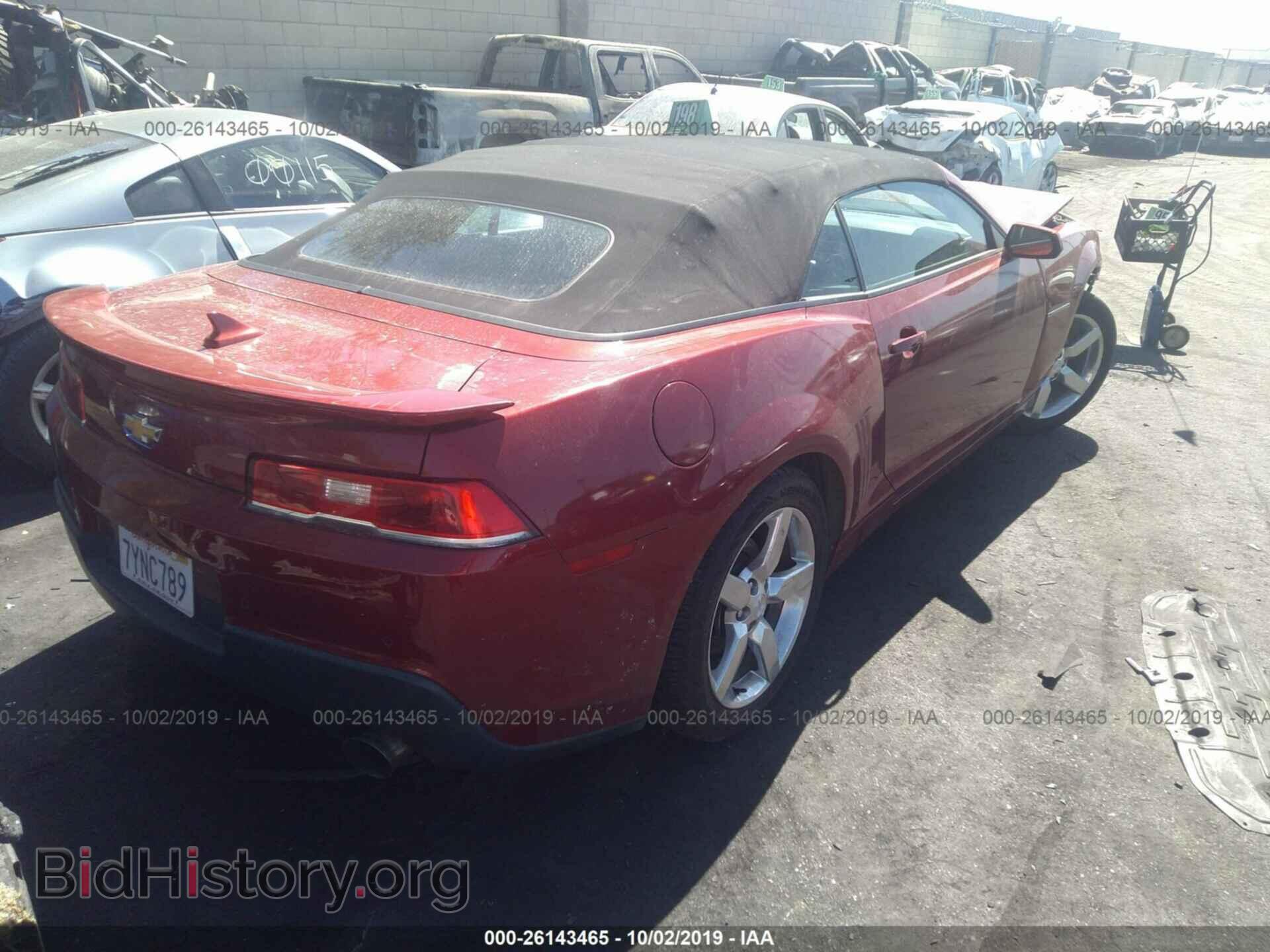 2015 CHEVROLET CAMARO - VIN: 2G1FD3D30F9296777 - Фото 4