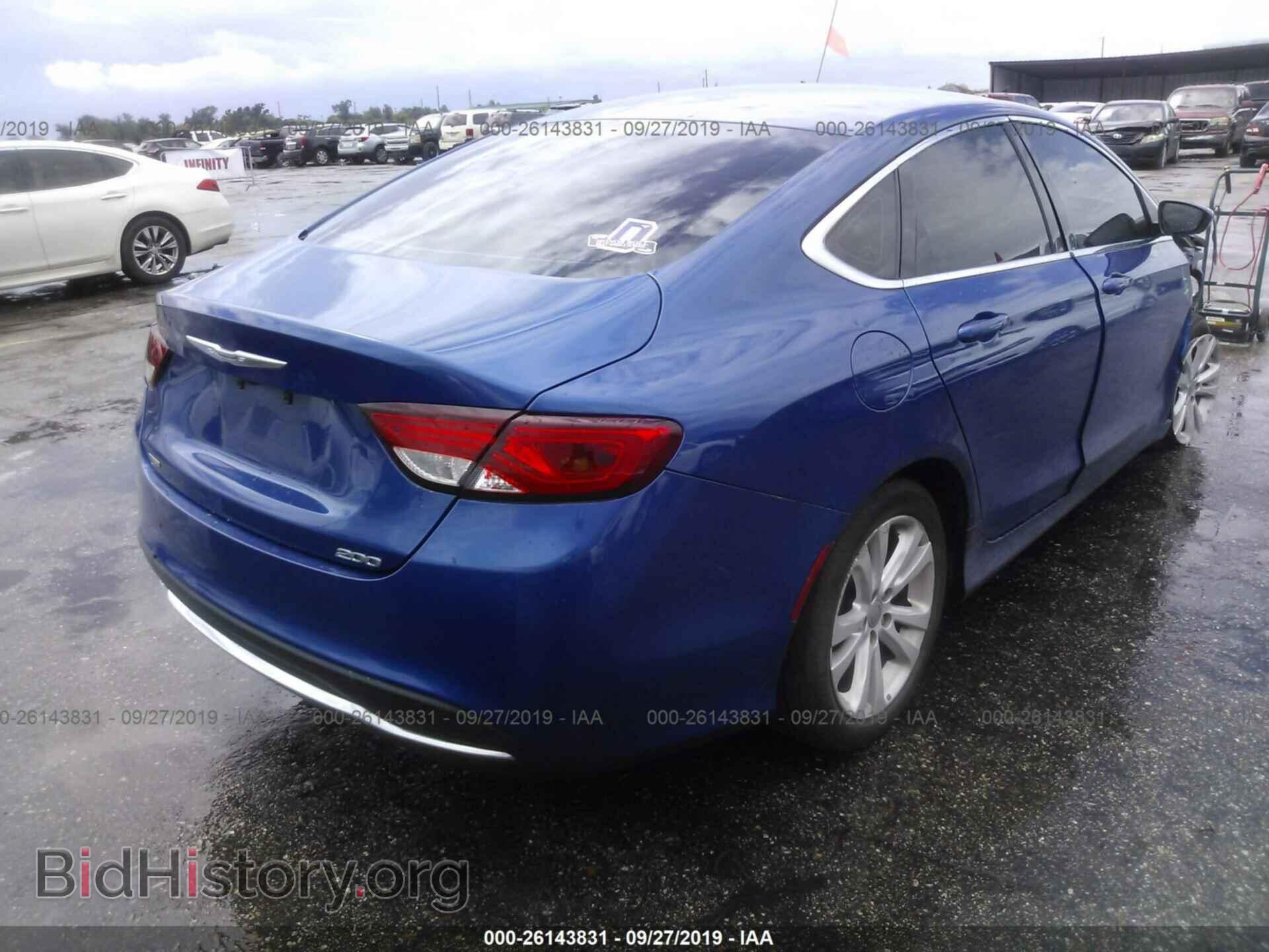 2016 CHRYSLER 200 - VIN: 1C3CCCABXGN140645 - Фото 4