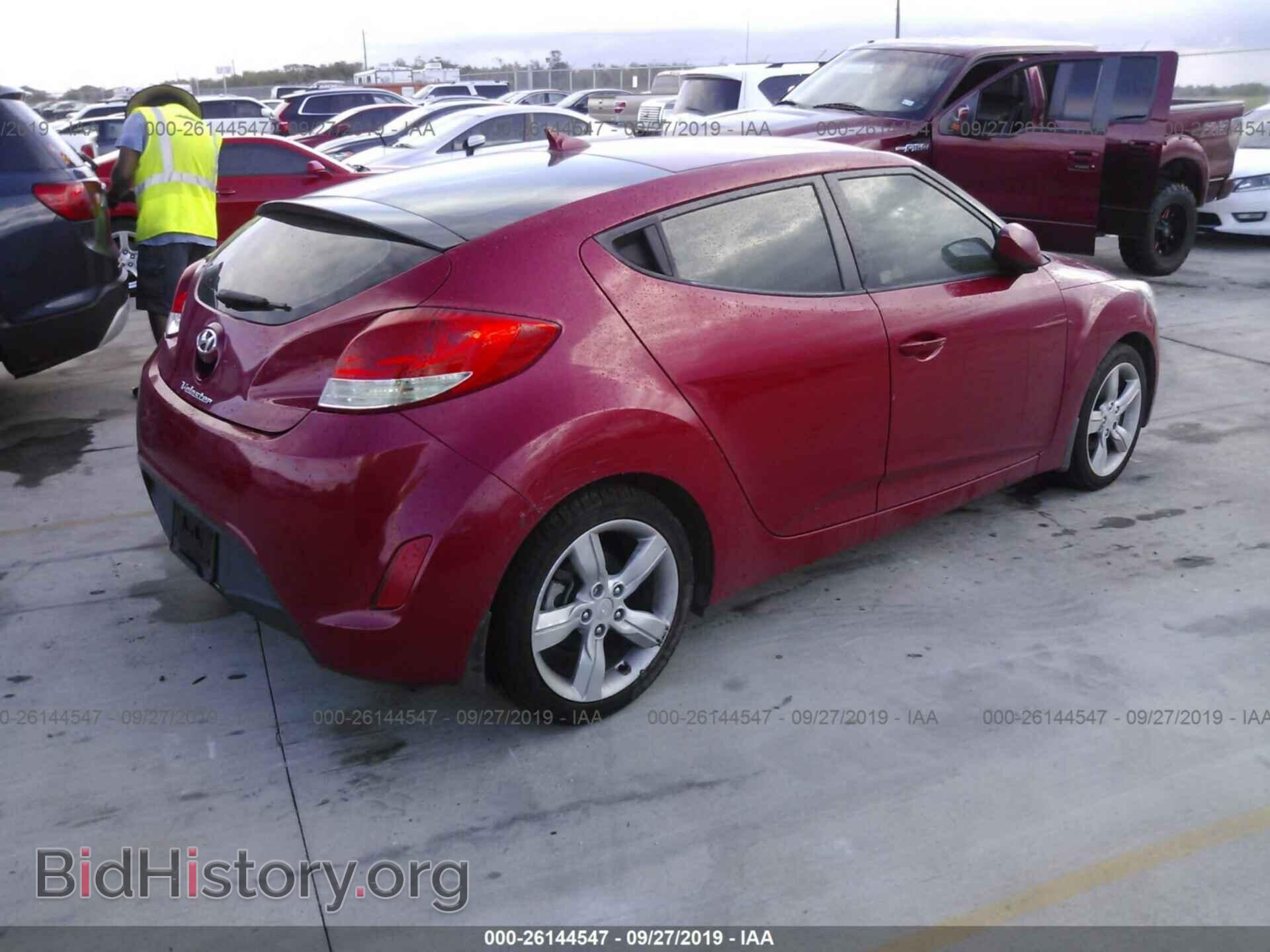 2014 HYUNDAI VELOSTER - VIN: KMHTC6AD8EU185614 - Фото 4