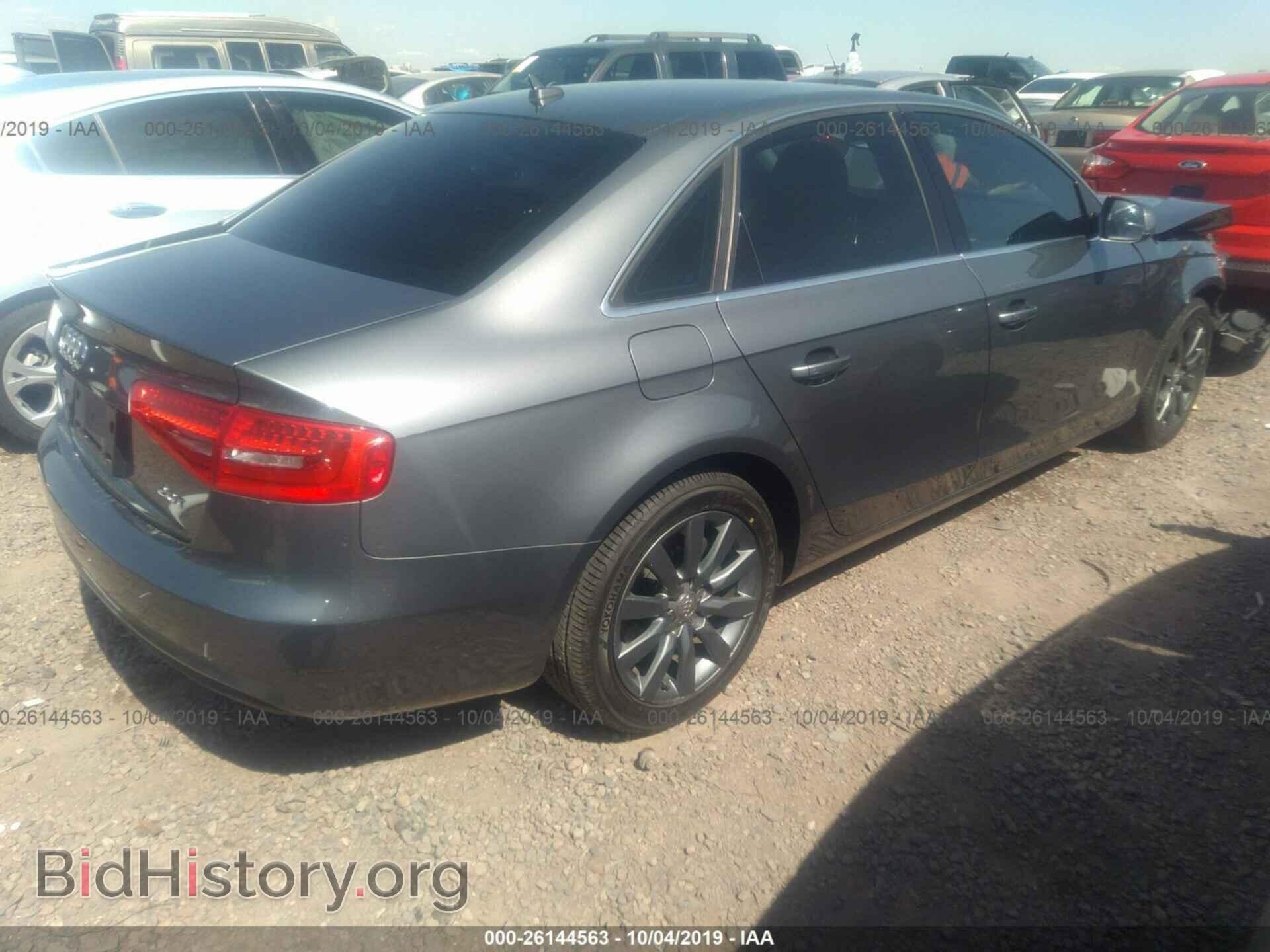 2013 AUDI A4 - VIN: WAUAFAFL2DN009136 - Фото 4