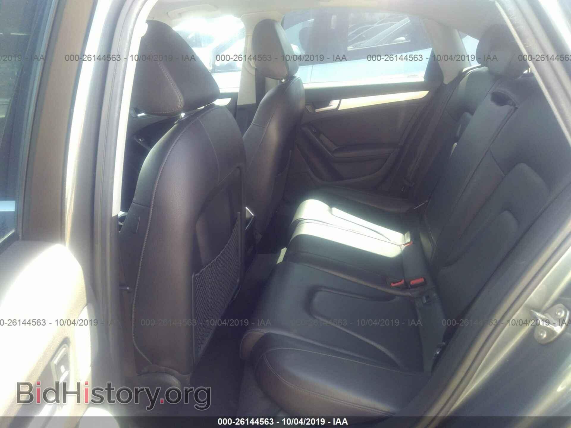 2013 AUDI A4 - VIN: WAUAFAFL2DN009136 - Фото 8