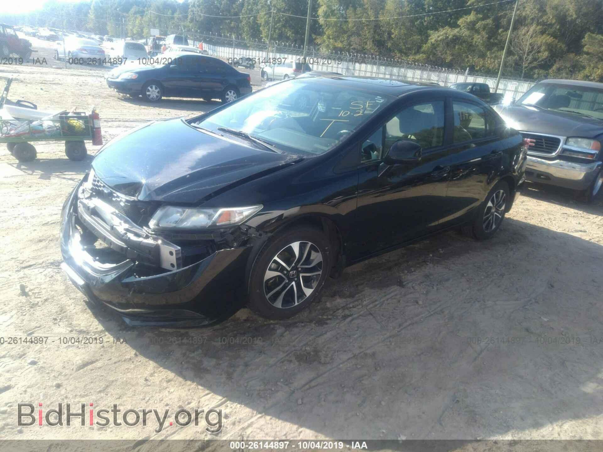 2013 HONDA CIVIC - VIN: 2HGFB2F85DH521912 - Фото 2
