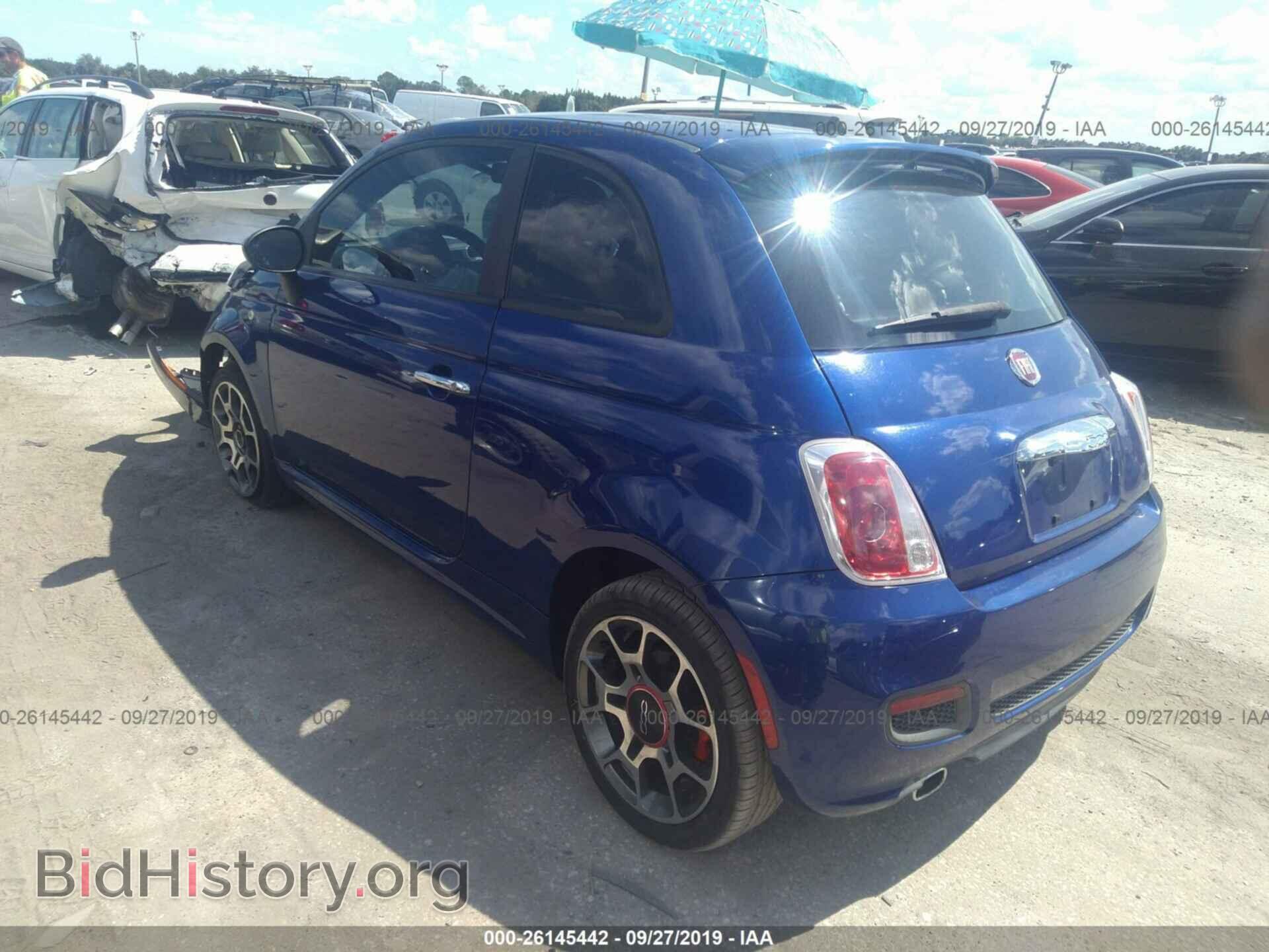 2012 FIAT 500 - VIN: 3C3CFFBR8CT109988 - Фото 3