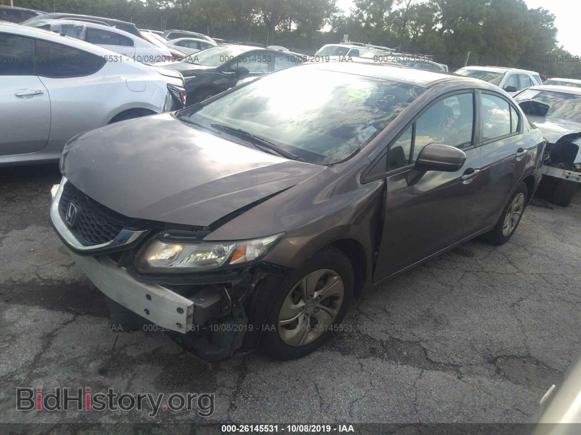 2014 HONDA CIVIC - VIN: 19XFB2F53EE233033 - Фото 2