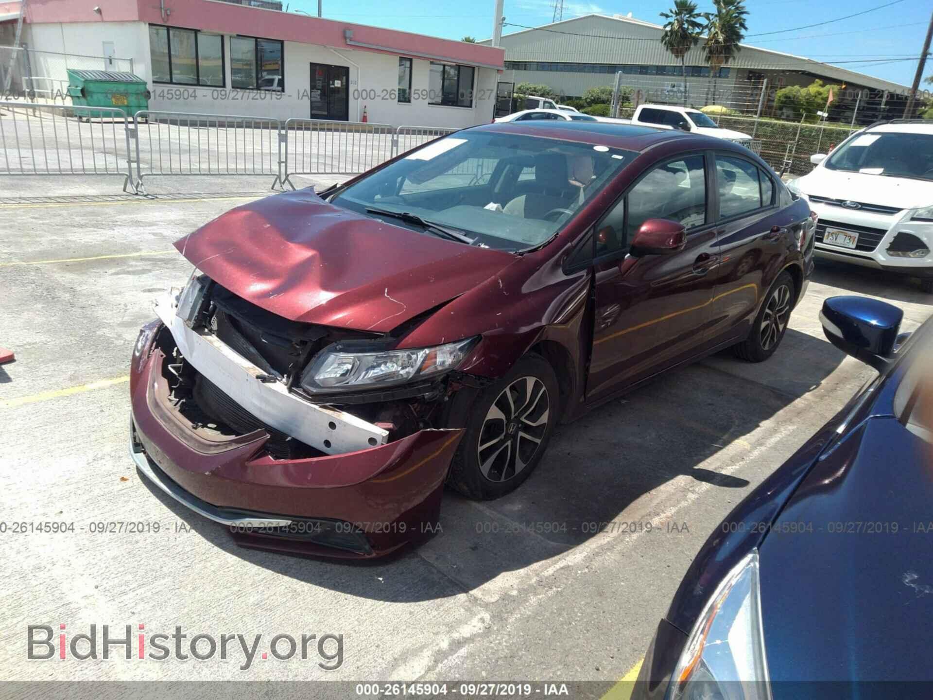2013 HONDA CIVIC - VIN: 19XFB2F81DE091774 - Фото 2