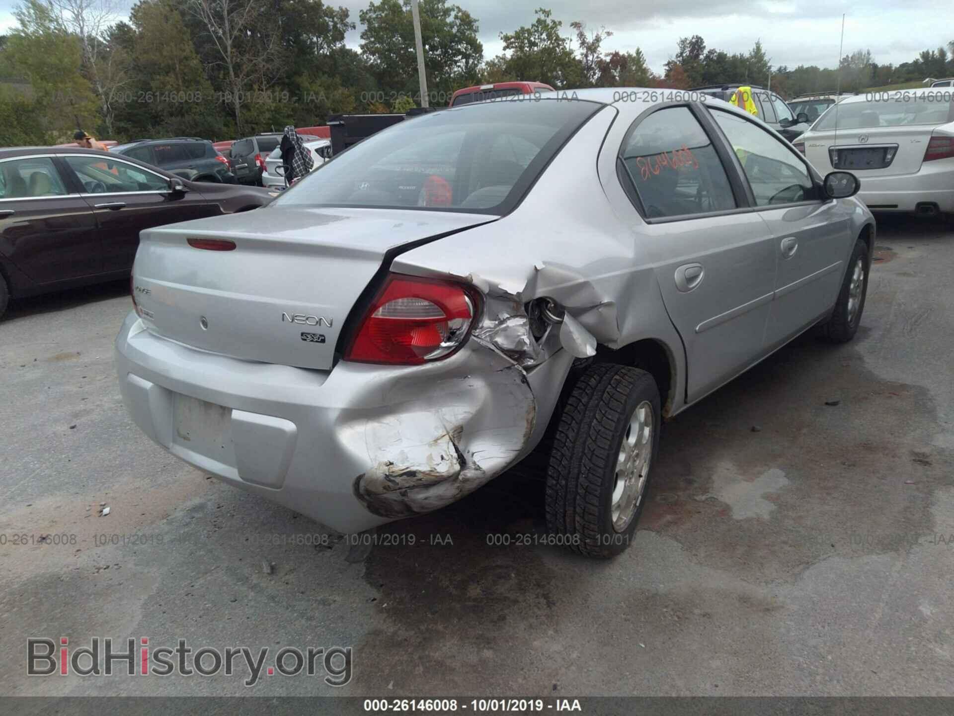 2005 DODGE NEON - VIN: 1B3ES56C25D201799 - Photo 4