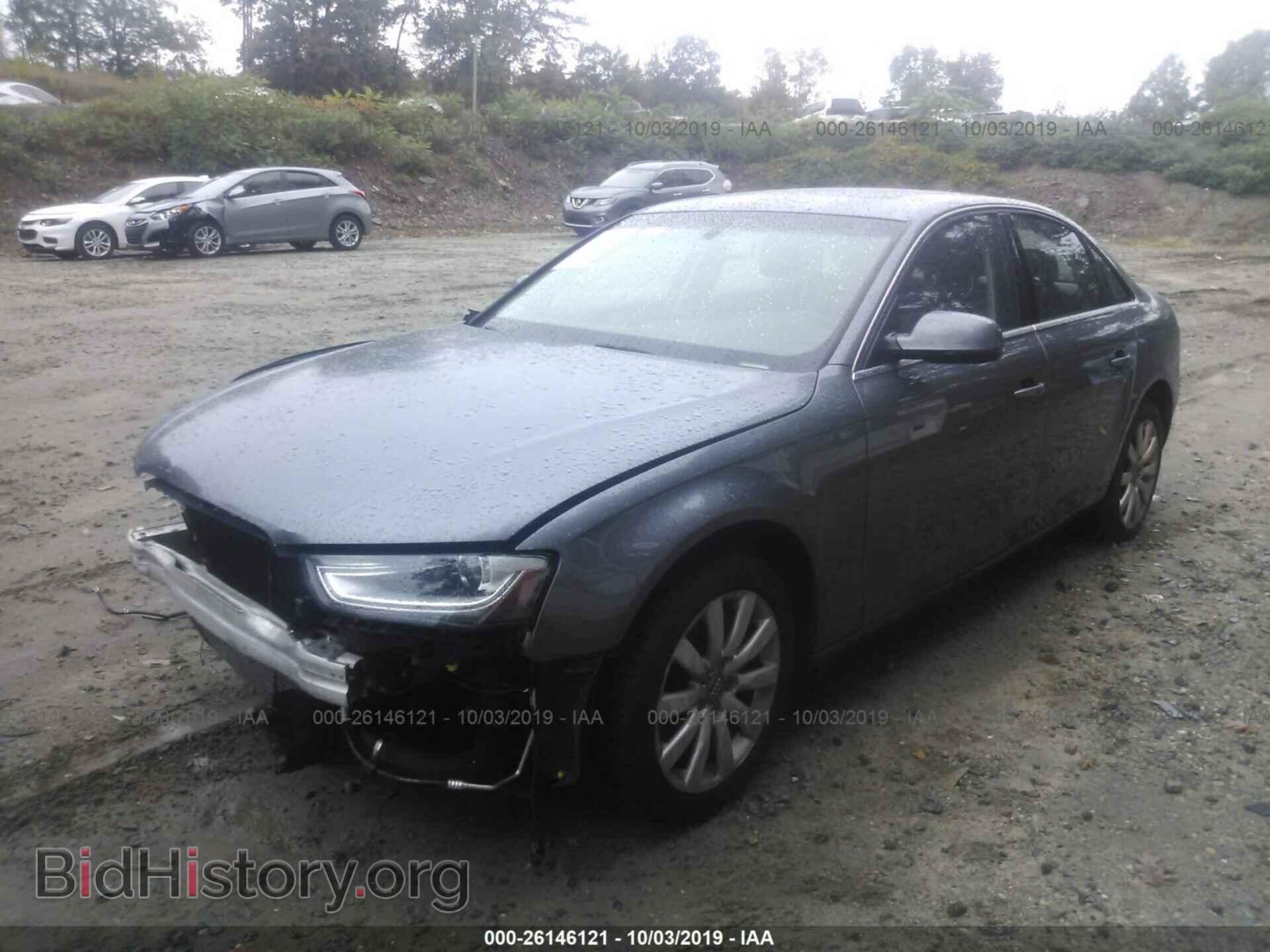 2013 AUDI A4 - VIN: WAUBFAFL4DN050579 - Фото 2