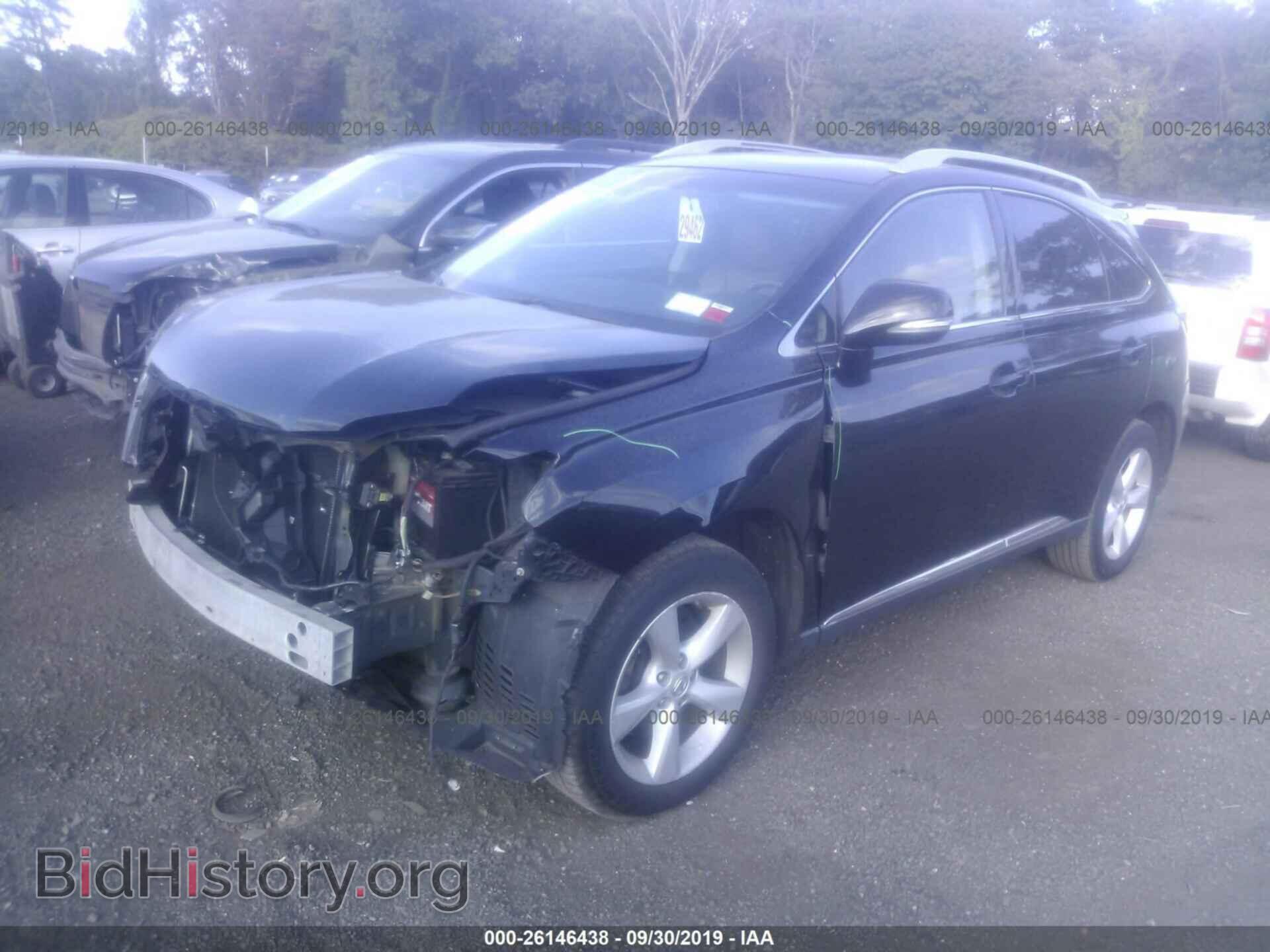 2013 LEXUS RX - VIN: 2T2BK1BA1DC191787 - Фото 2