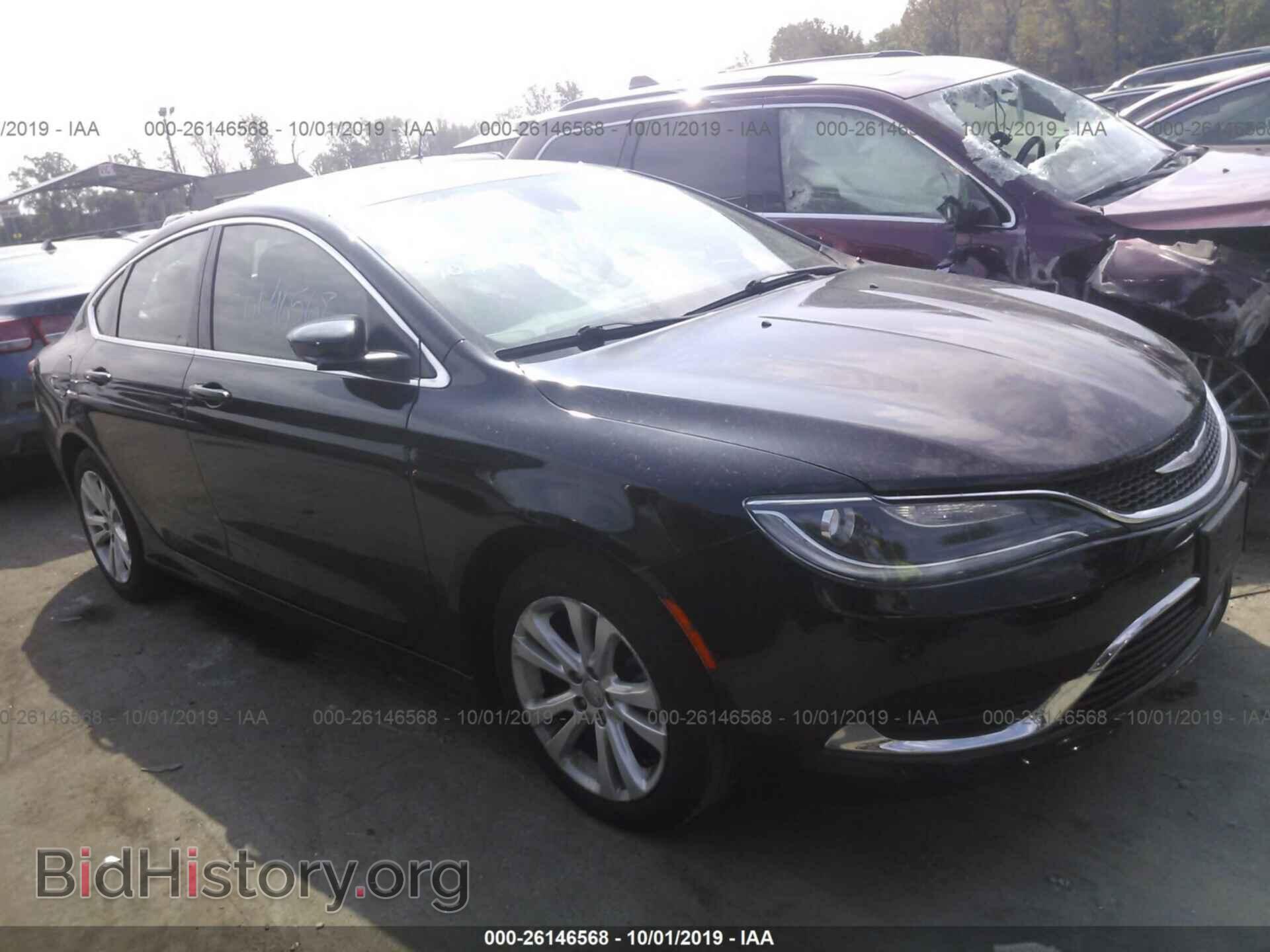 Photo 1C3CCCAB8FN746170 - CHRYSLER 200 2015