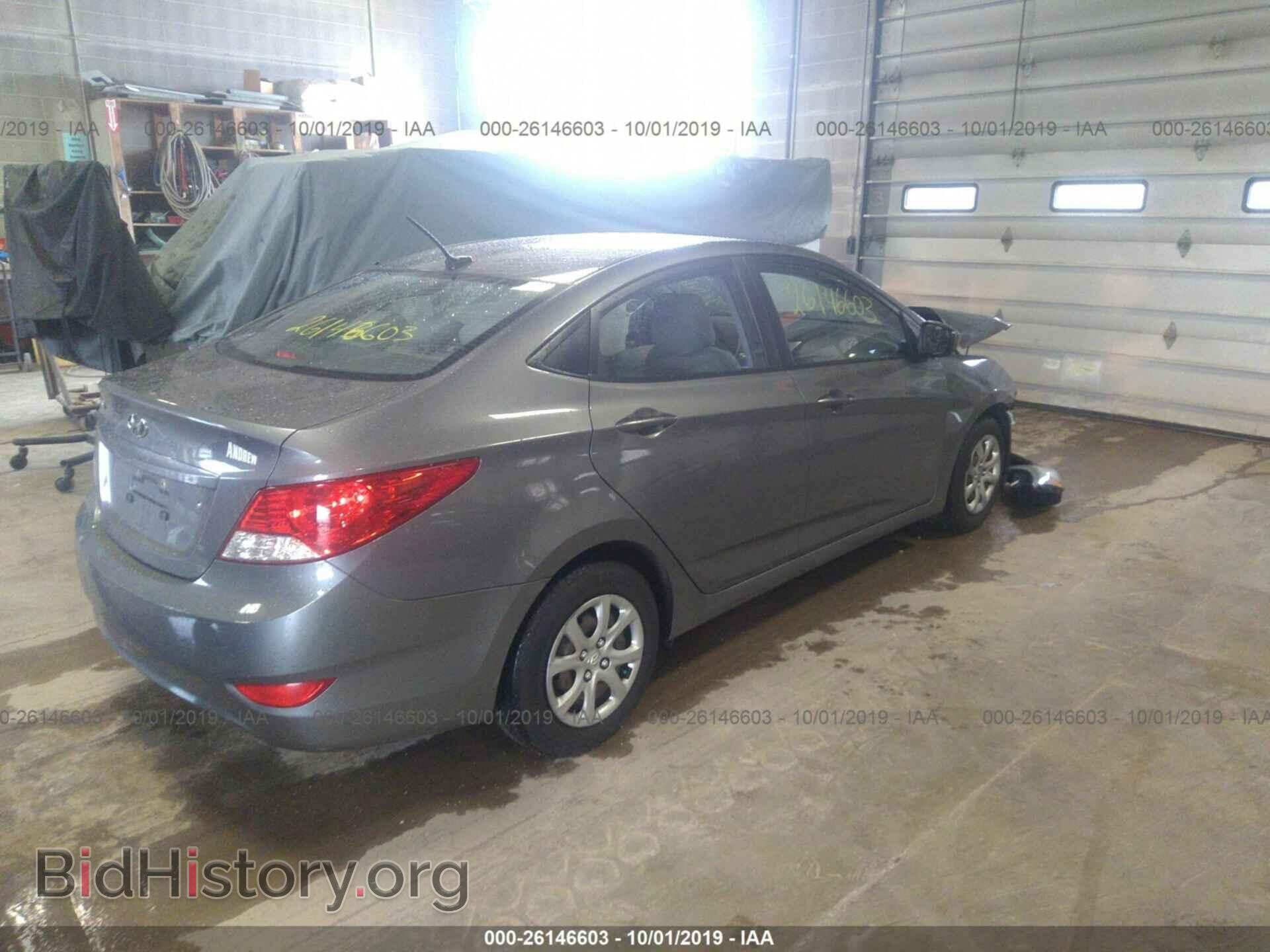2014 HYUNDAI ACCENT - VIN: KMHCT4AE2EU673664 - Фото 4
