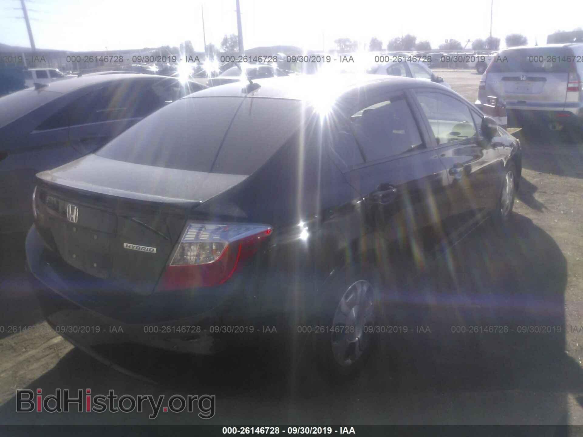 2012 HONDA CIVIC - VIN: JHMFB4F29CS006066 - Фото 4