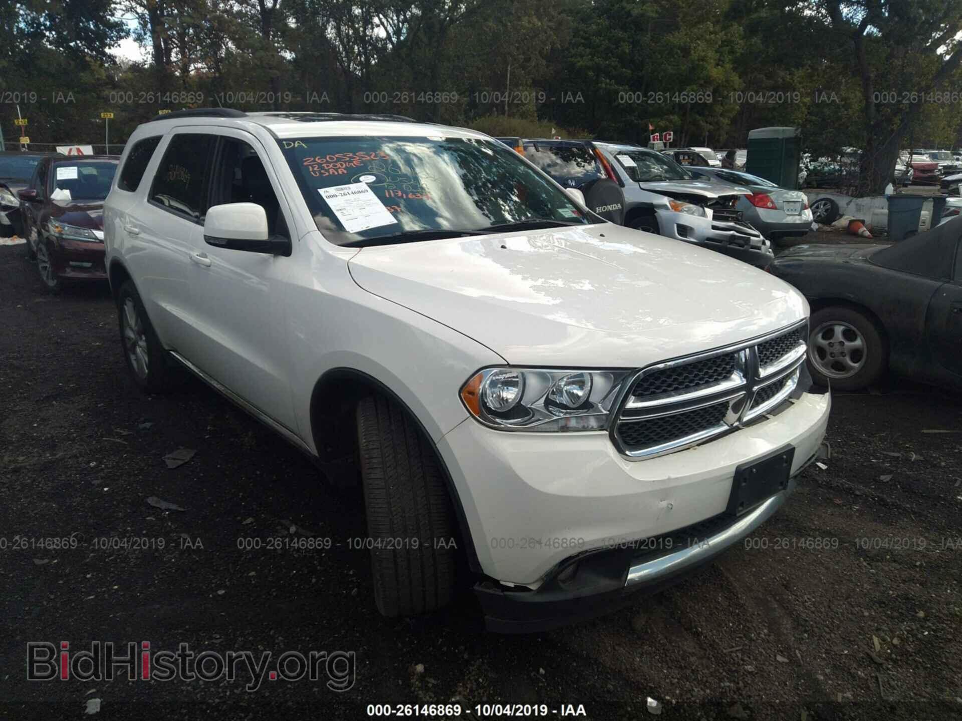 Photo 1C4RDJDGXCC247814 - DODGE DURANGO 2012