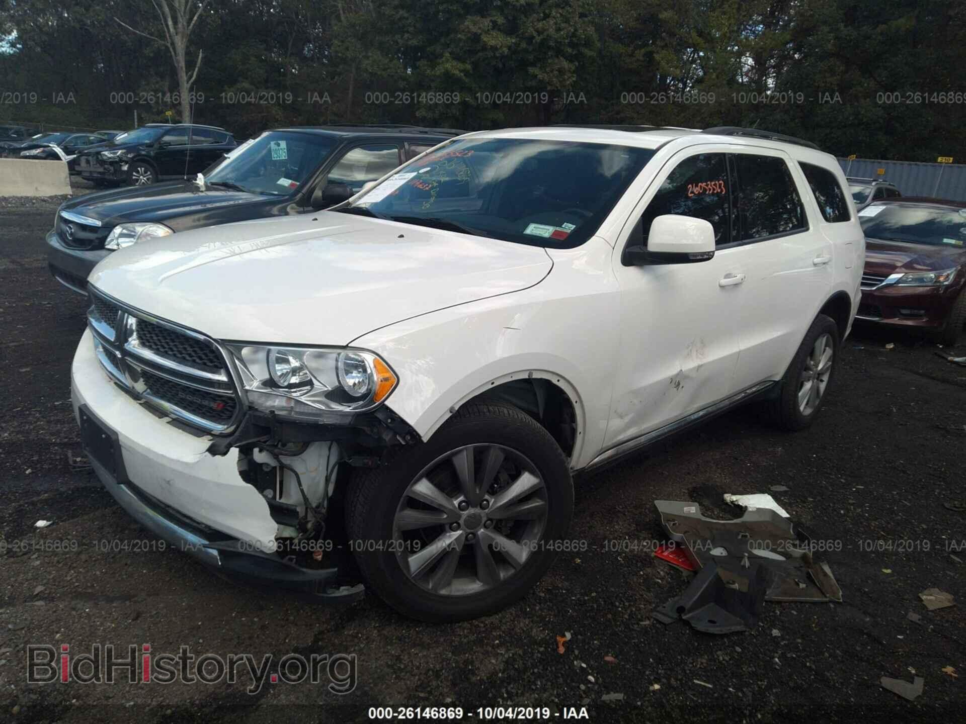 2012 DODGE DURANGO - VIN: 1C4RDJDGXCC247814 - Фото 2