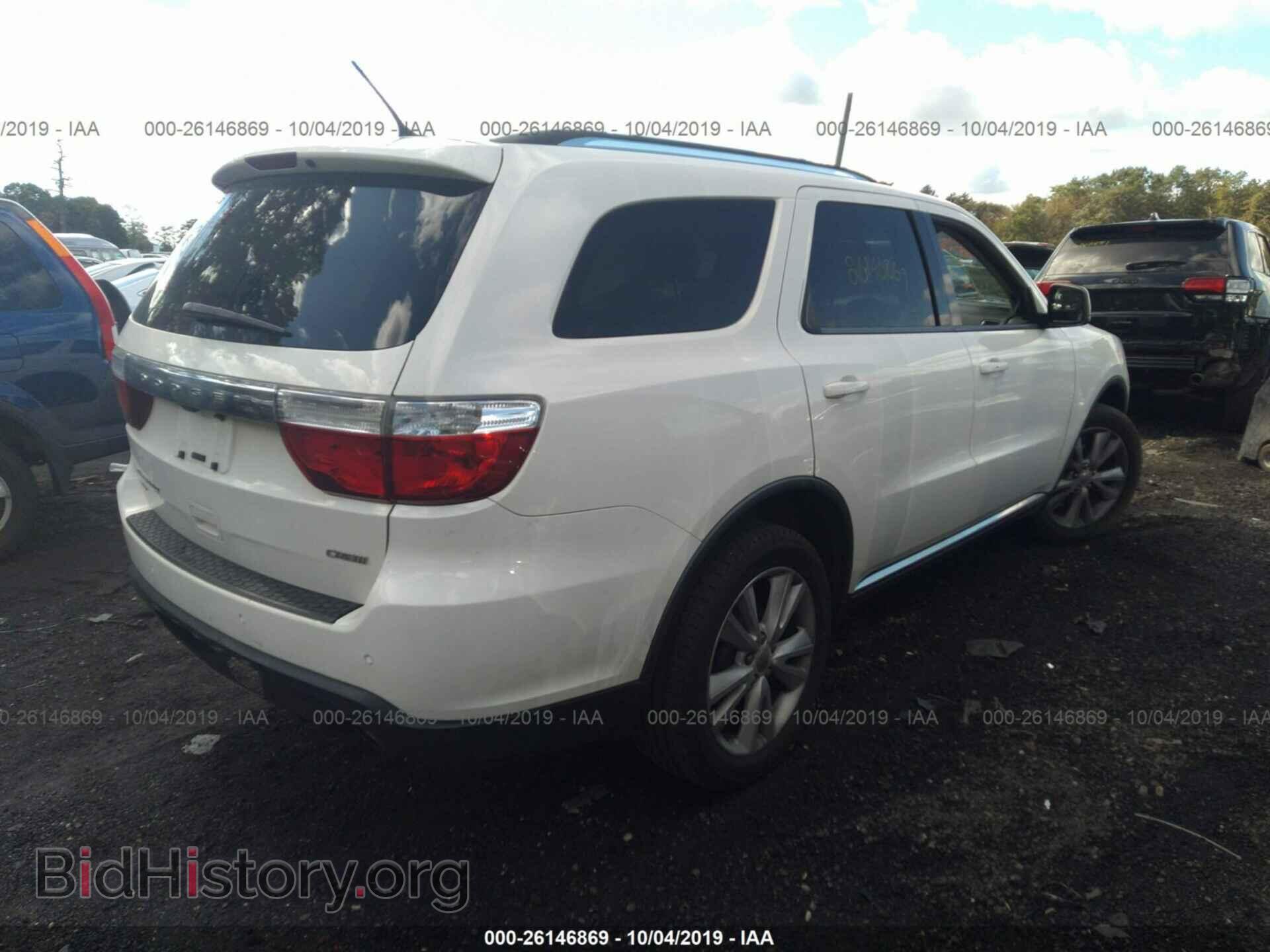 2012 DODGE DURANGO - VIN: 1C4RDJDGXCC247814 - Фото 4