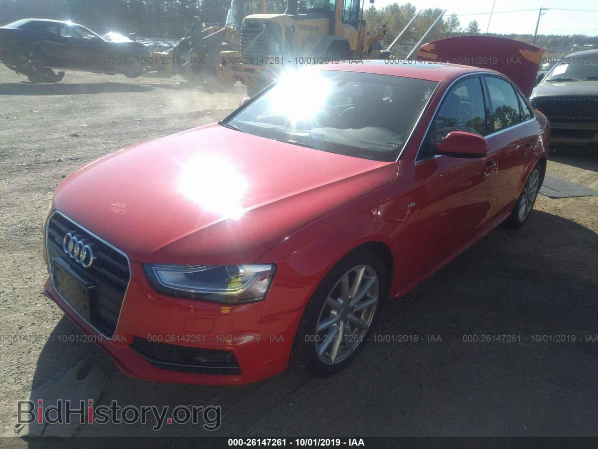 2014 AUDI A4 - VIN: WAUFFAFL0EN012298 - Photo 2