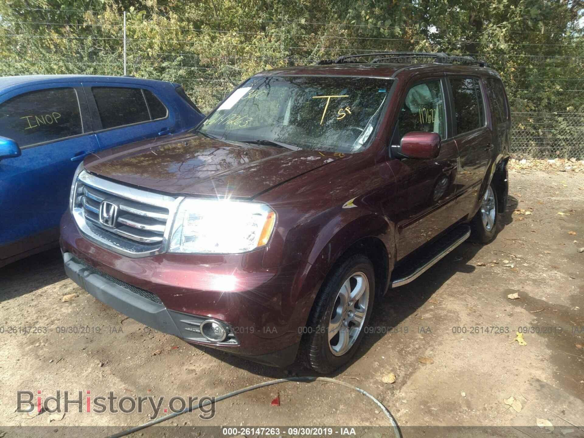 2012 HONDA PILOT - VIN: 5FNYF4H5XCB018875 - Фото 2