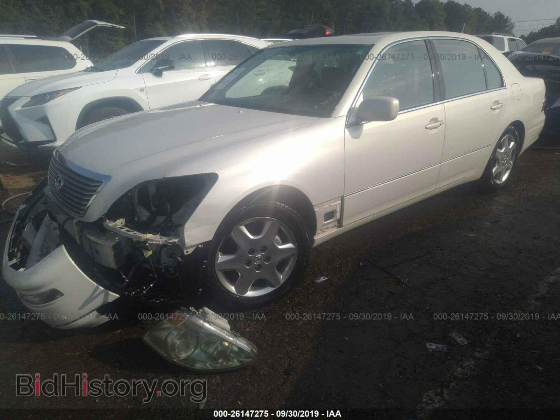 2004 LEXUS LS - VIN: JTHBN36F740130272 - Фото 2