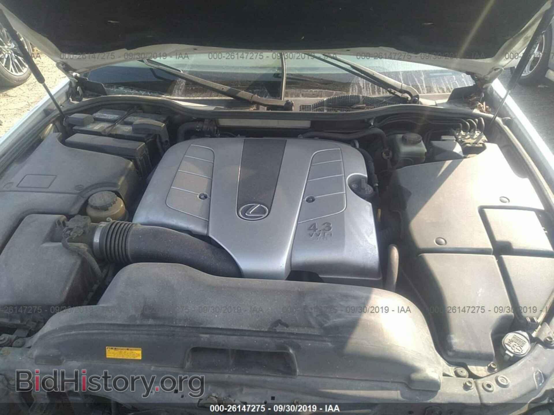 2004 LEXUS LS - VIN: JTHBN36F740130272 - Фото 10