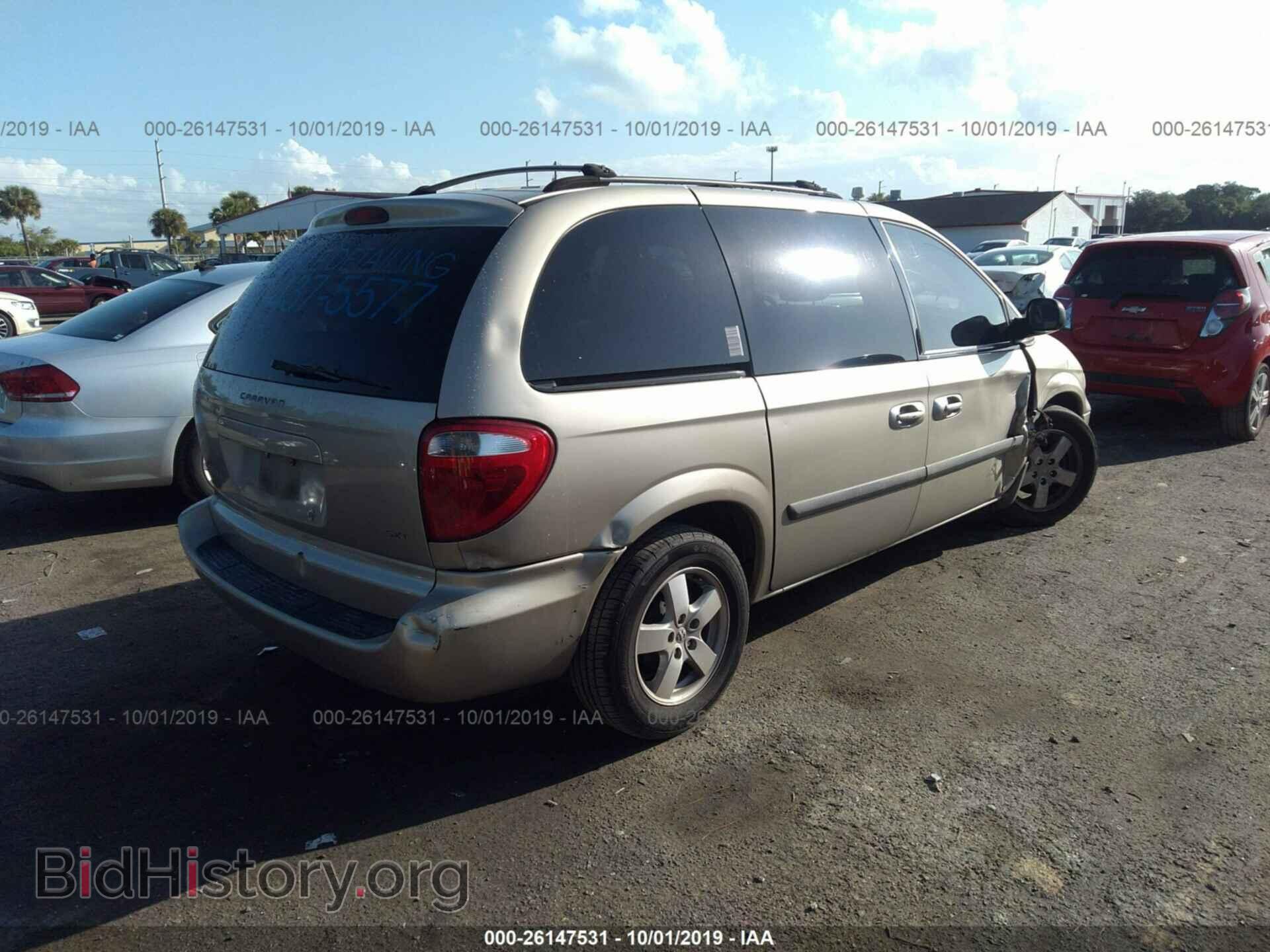 2007 DODGE CARAVAN - VIN: 1D4GP45R37B161095 - Фото 4