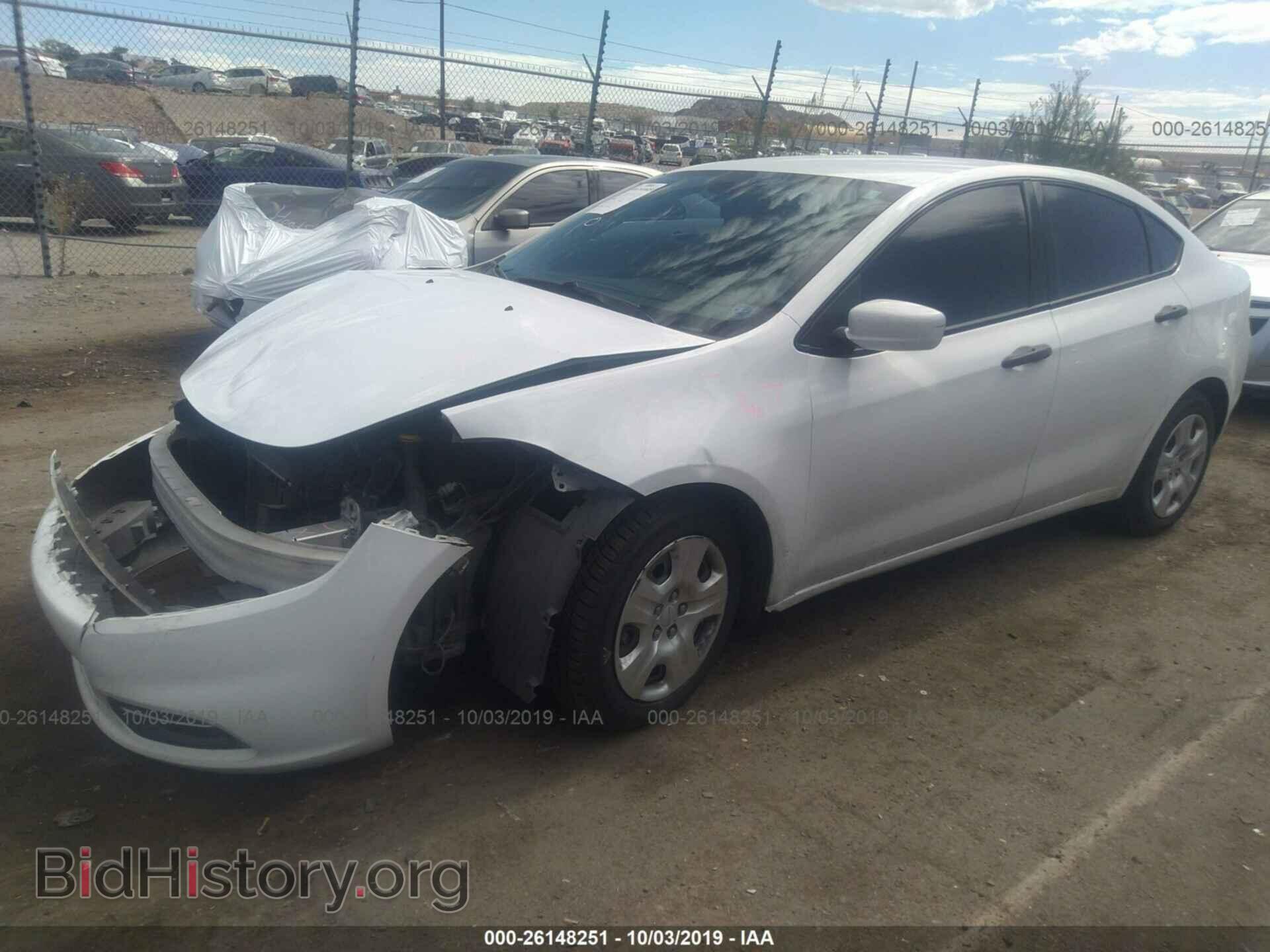 2013 DODGE DART - VIN: 1C3CDFAA5DD313821 - Фото 2