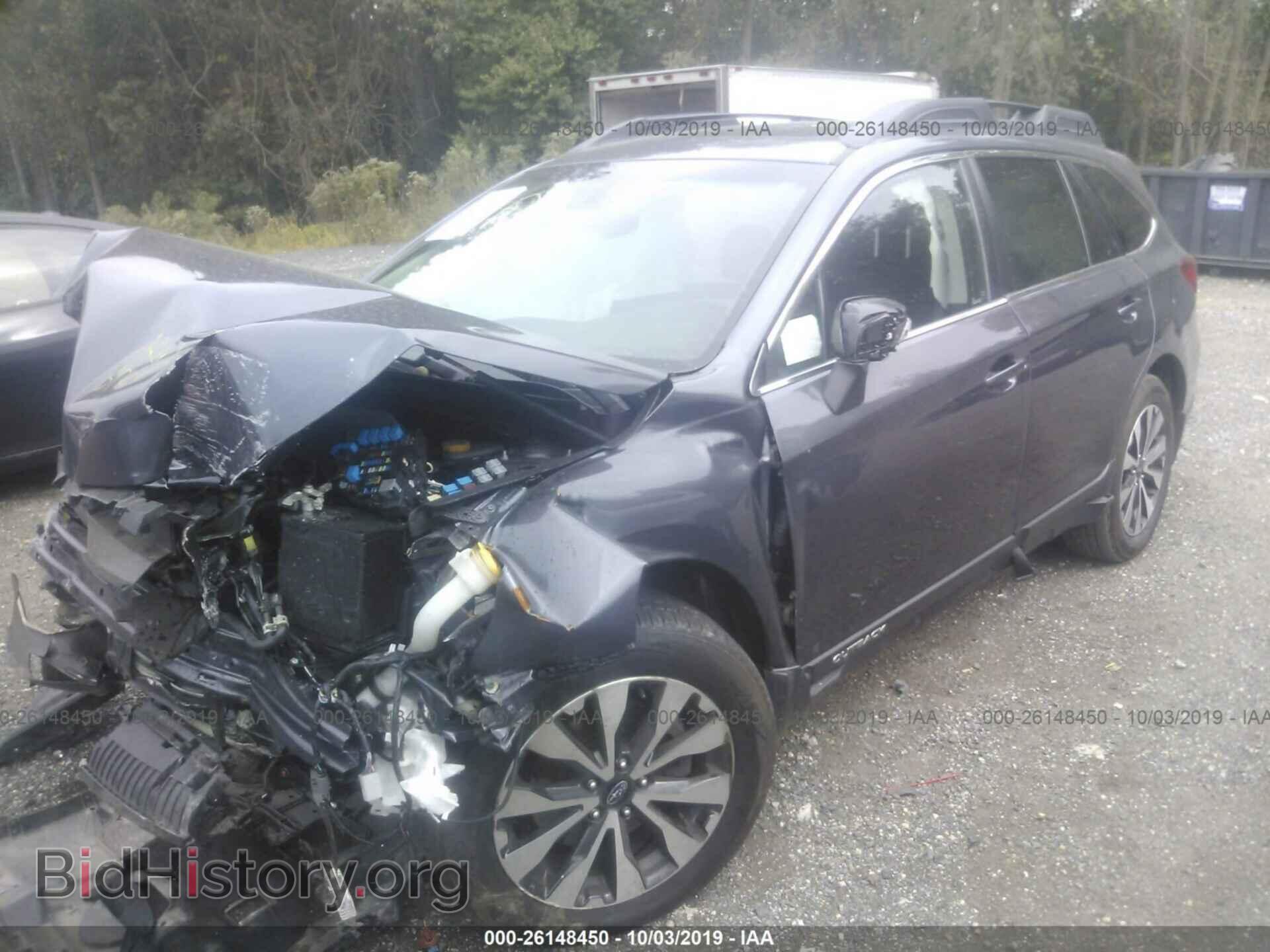 2017 SUBARU OUTBACK - VIN: 4S4BSANC7H3223816 - Фото 2