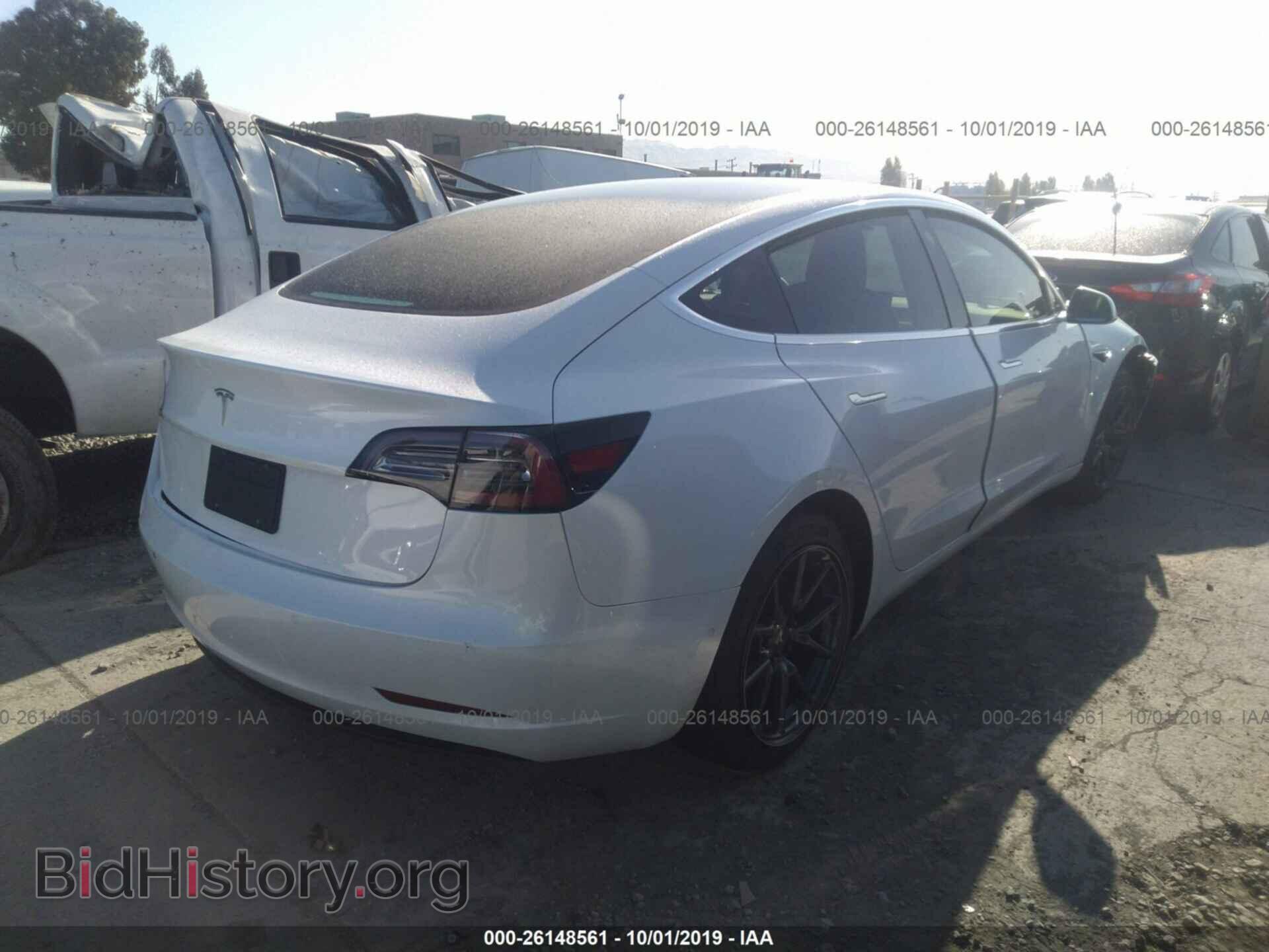 2019 TESLA MODEL 3 - VIN: 5YJ3E1EAXKF396996 - Фото 4