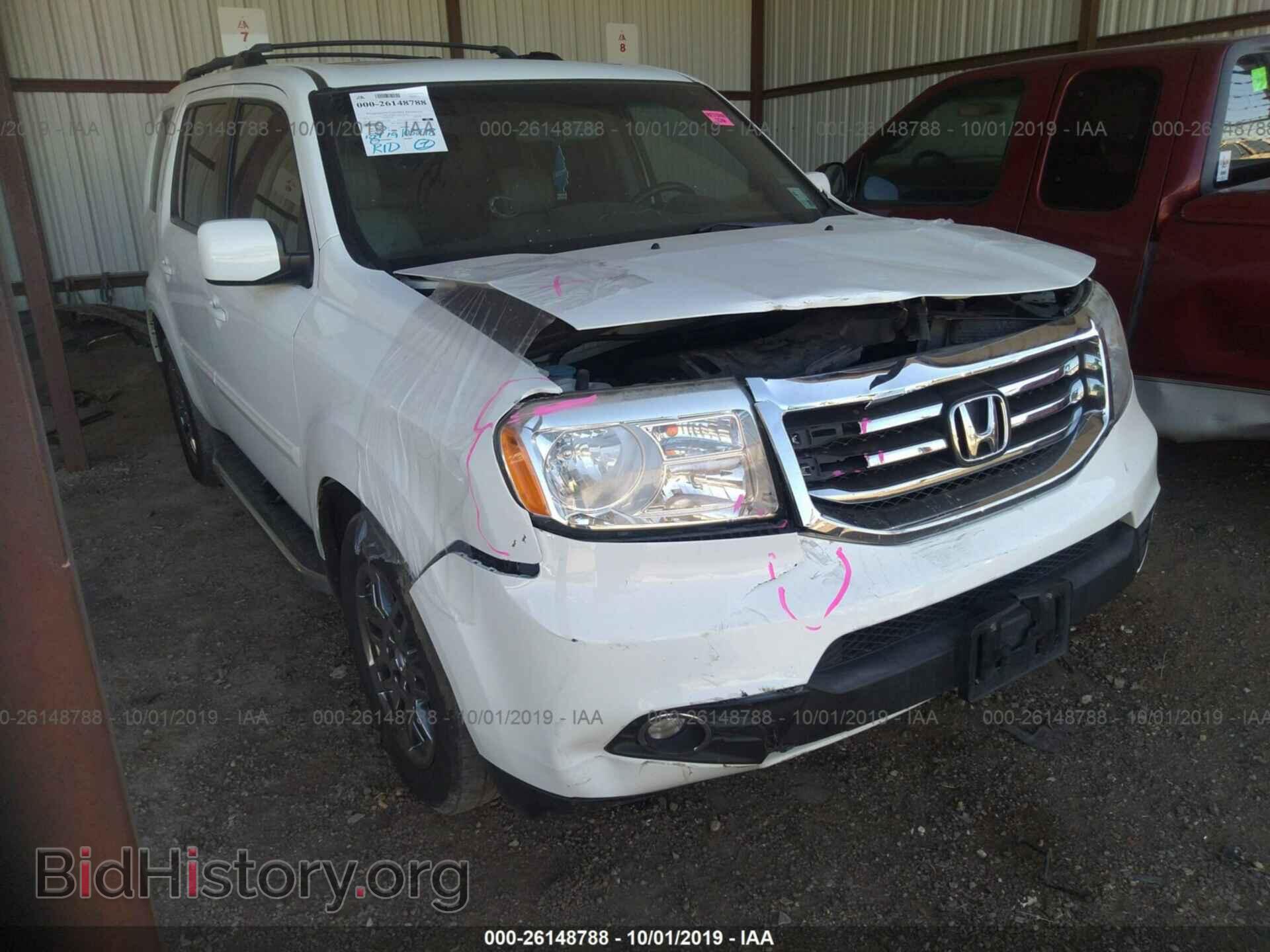 Фотография 5FNYF3H53EB017385 - HONDA PILOT 2014