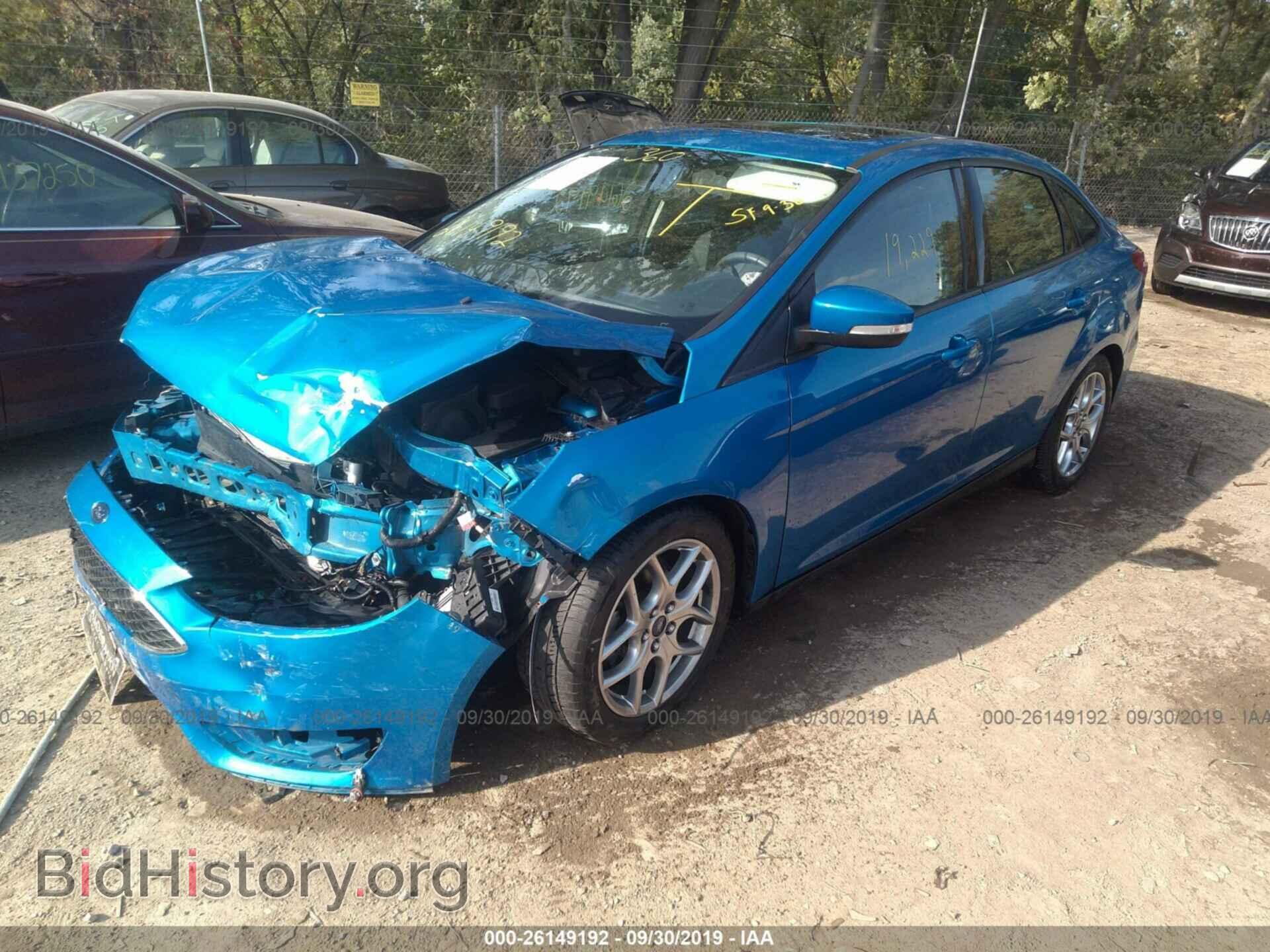 2015 FORD FOCUS - VIN: 1FADP3F25FL217418 - Фото 2