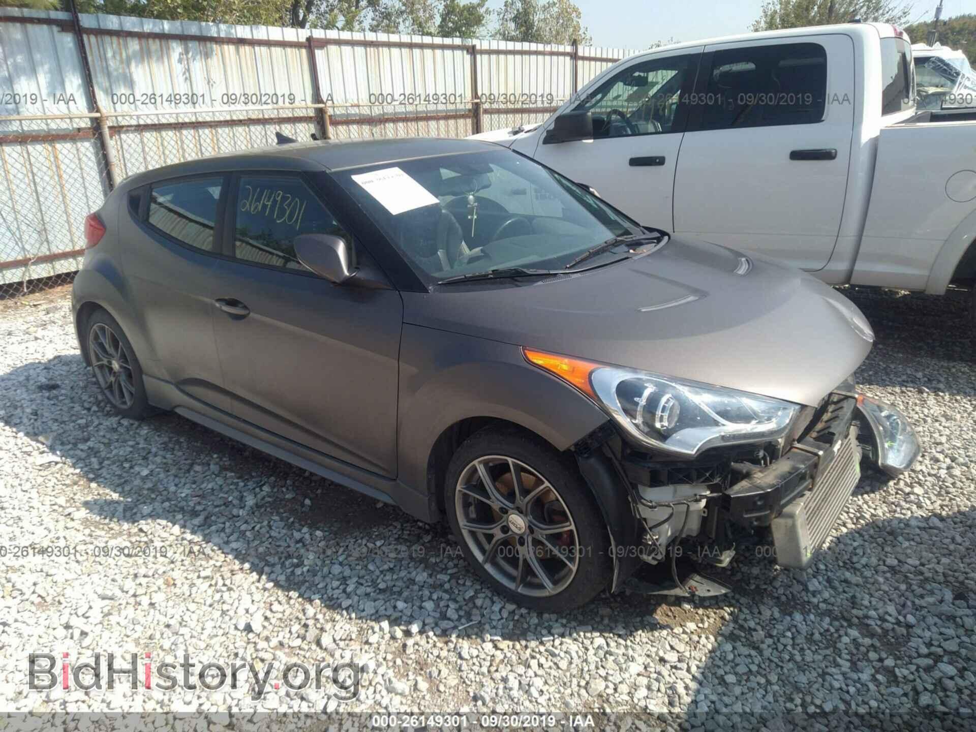 Photo KMHTC6AEXDU143808 - HYUNDAI VELOSTER 2013