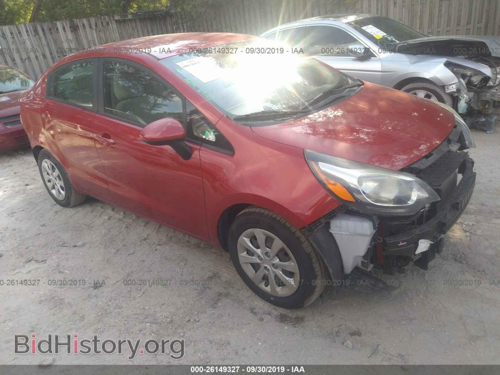 Photo KNADM4A36D6309381 - KIA RIO 2013