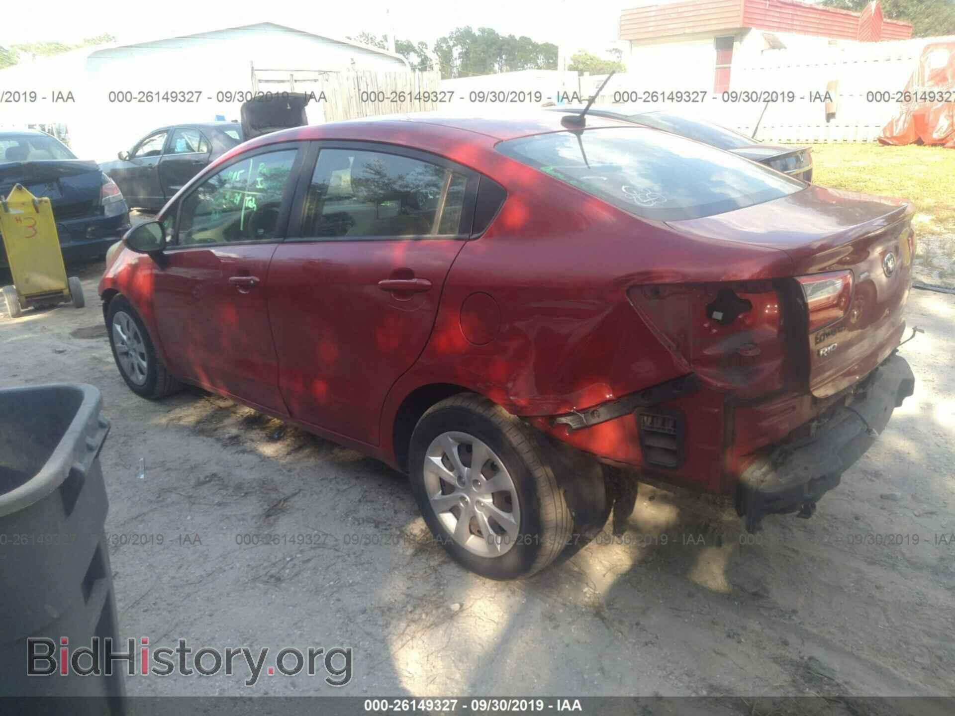 2013 KIA RIO - VIN: KNADM4A36D6309381 - Фото 3