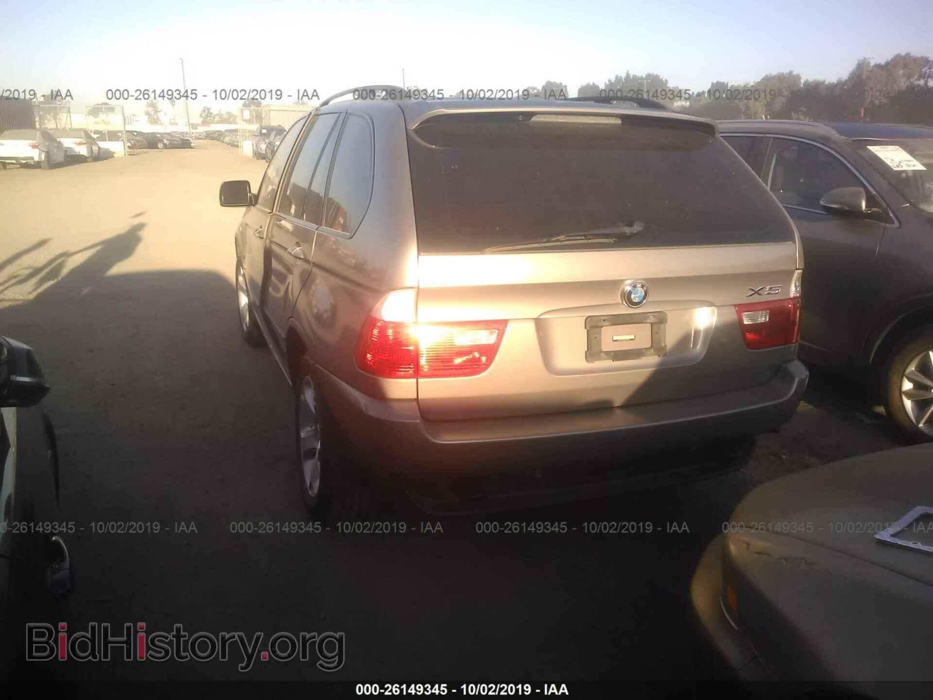 2005 BMW X5 - VIN: 5UXFA13575LY07737 - Фото 3