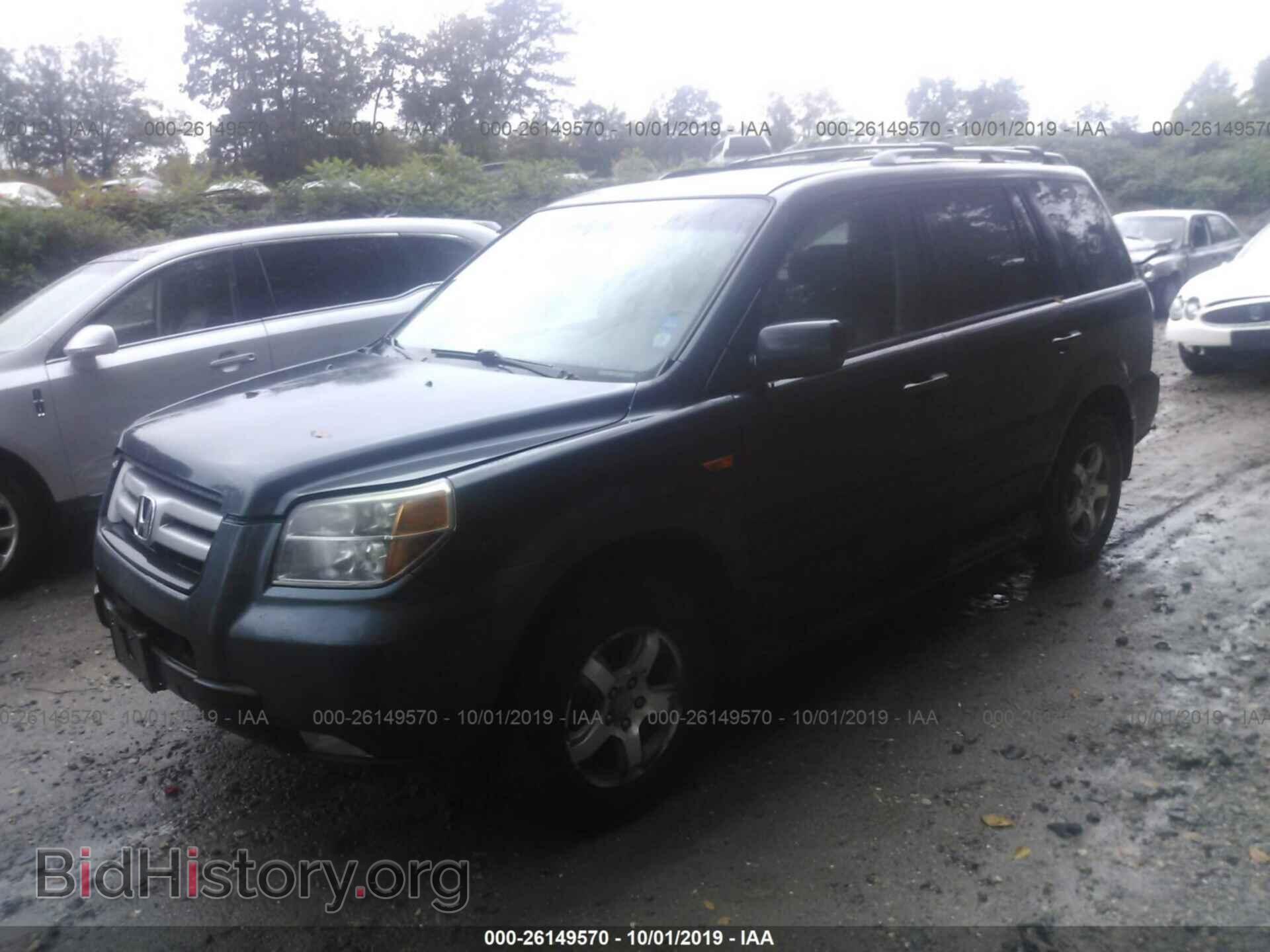 2006 HONDA PILOT - VIN: 2HKYF18756H544028 - Фото 2