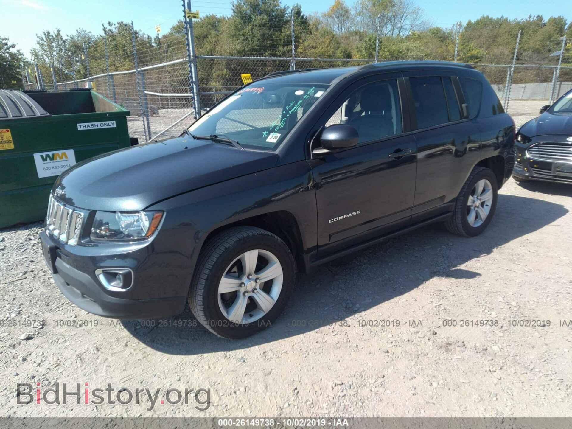2015 JEEP COMPASS - VIN: 1C4NJDEB9FD168614 - Фото 2