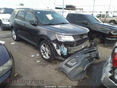 2016 Ford EXPLORER XLT, черный — VIN 1FM5K7D85GGD01563, IAAI
