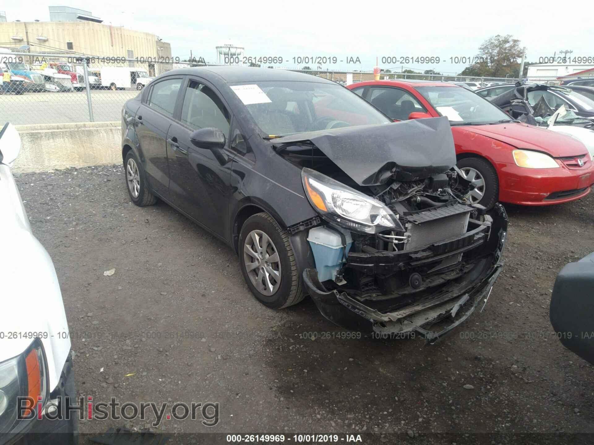 Фотография KNADM4A34F6453529 - KIA RIO 2015